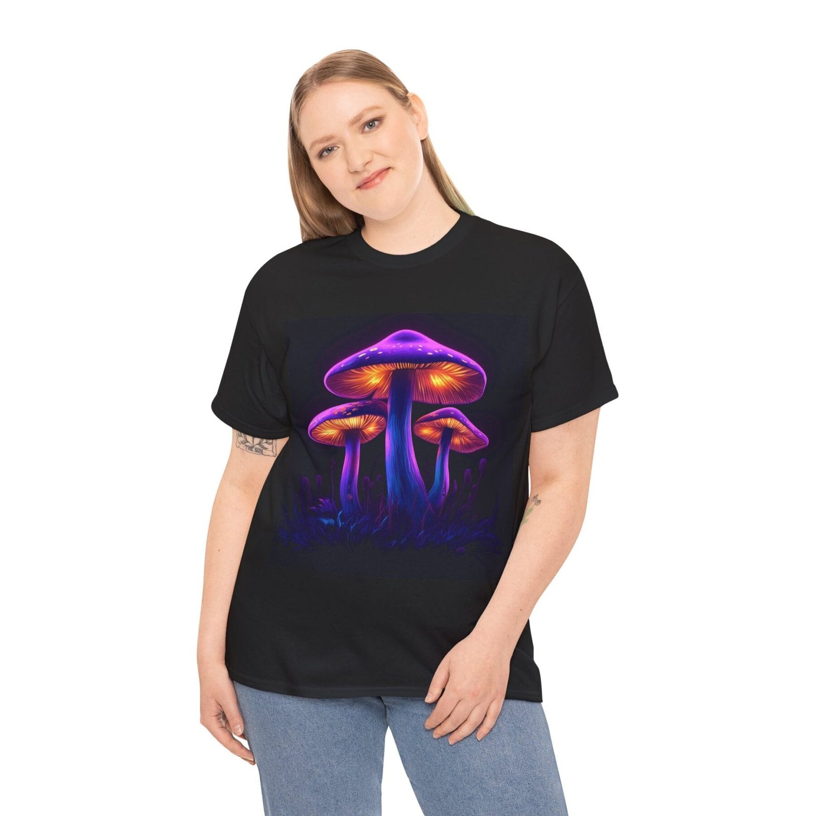 Glowy Shroom 2: T-shirt unisex - Image 7