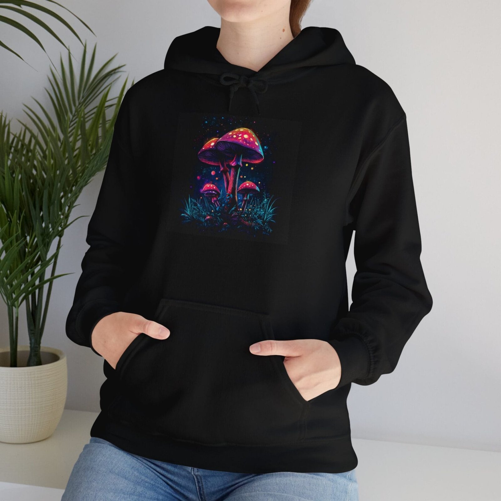 Bluza z kapturem z motywem grzybowym 19 - Image 8