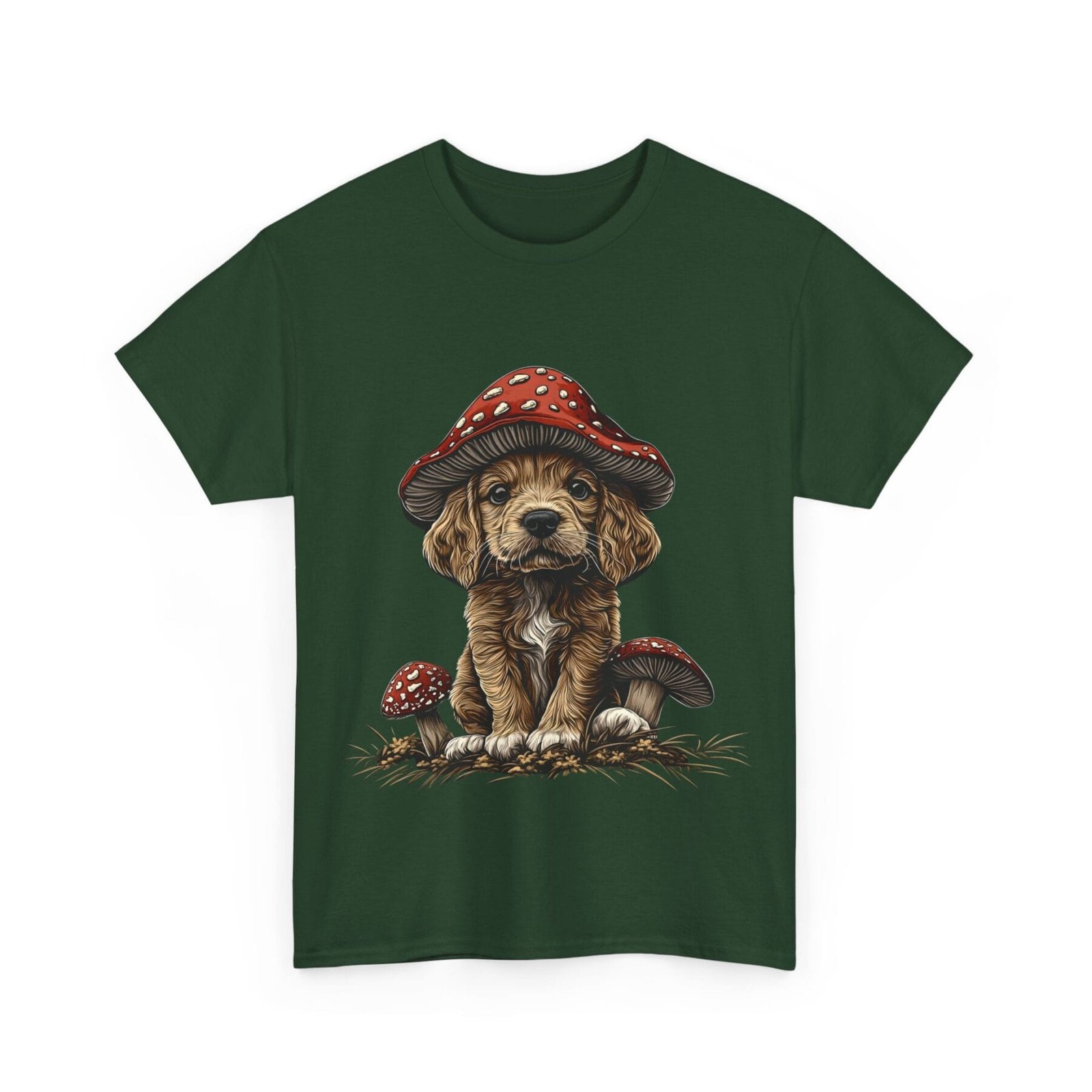 Grzybopsiak: T-shirt muchomor pies – unisex - Image 4