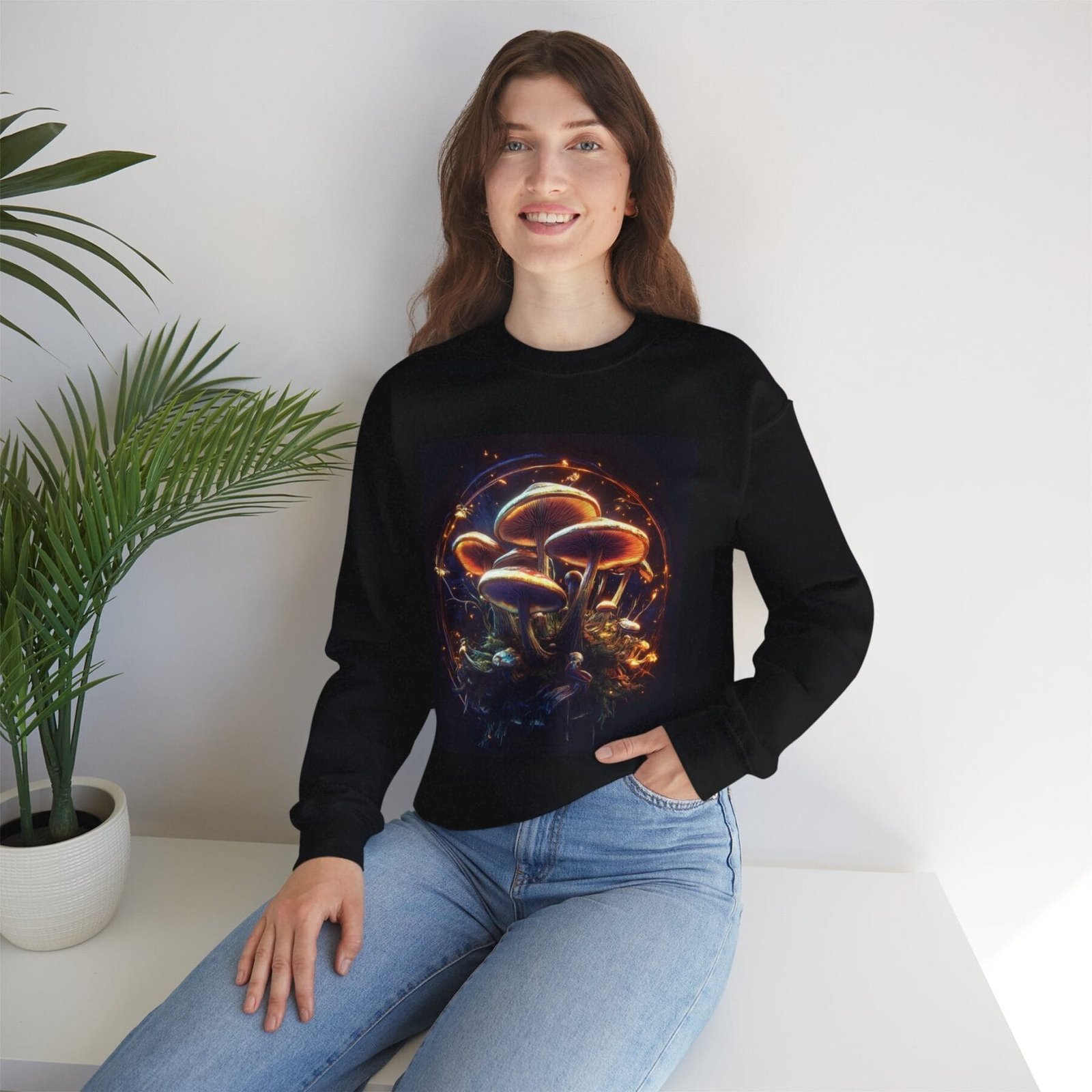 Bluza basic z motywem grzybowym 21 - Image 8