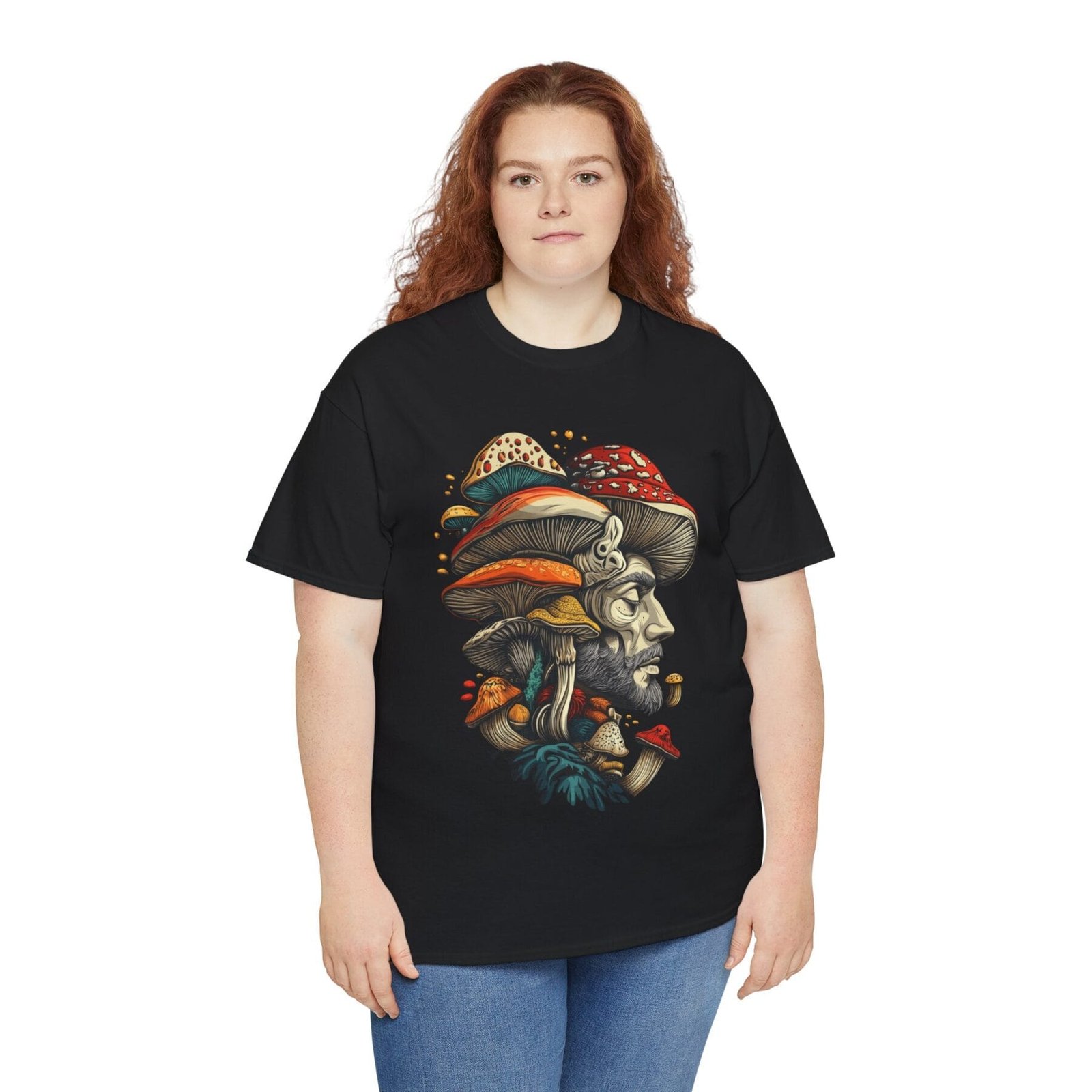 Mushroom Head 6: T-shirt unisex - Image 14