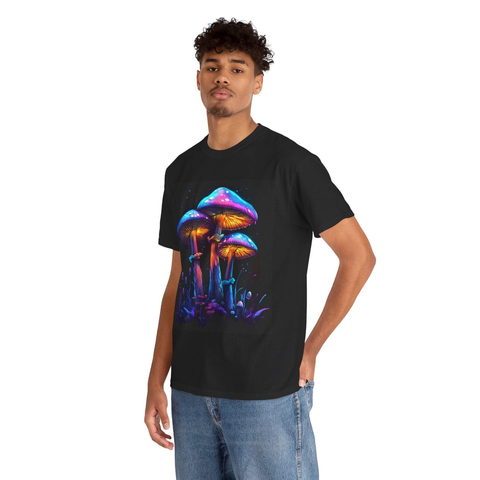 Glowy Shroom 1: T-shirt unisex - Image 10
