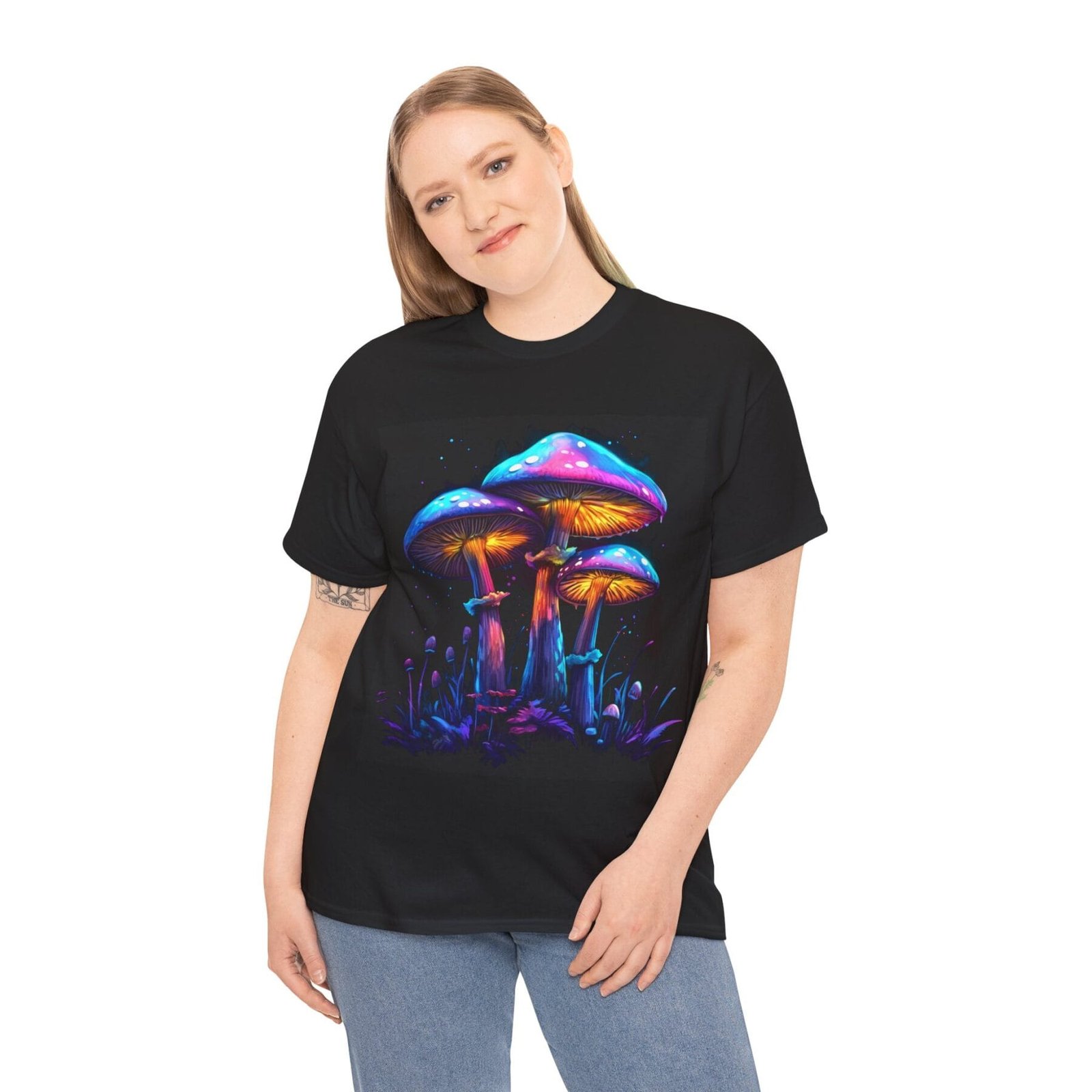 Glowy Shroom 1: T-shirt unisex - Image 7