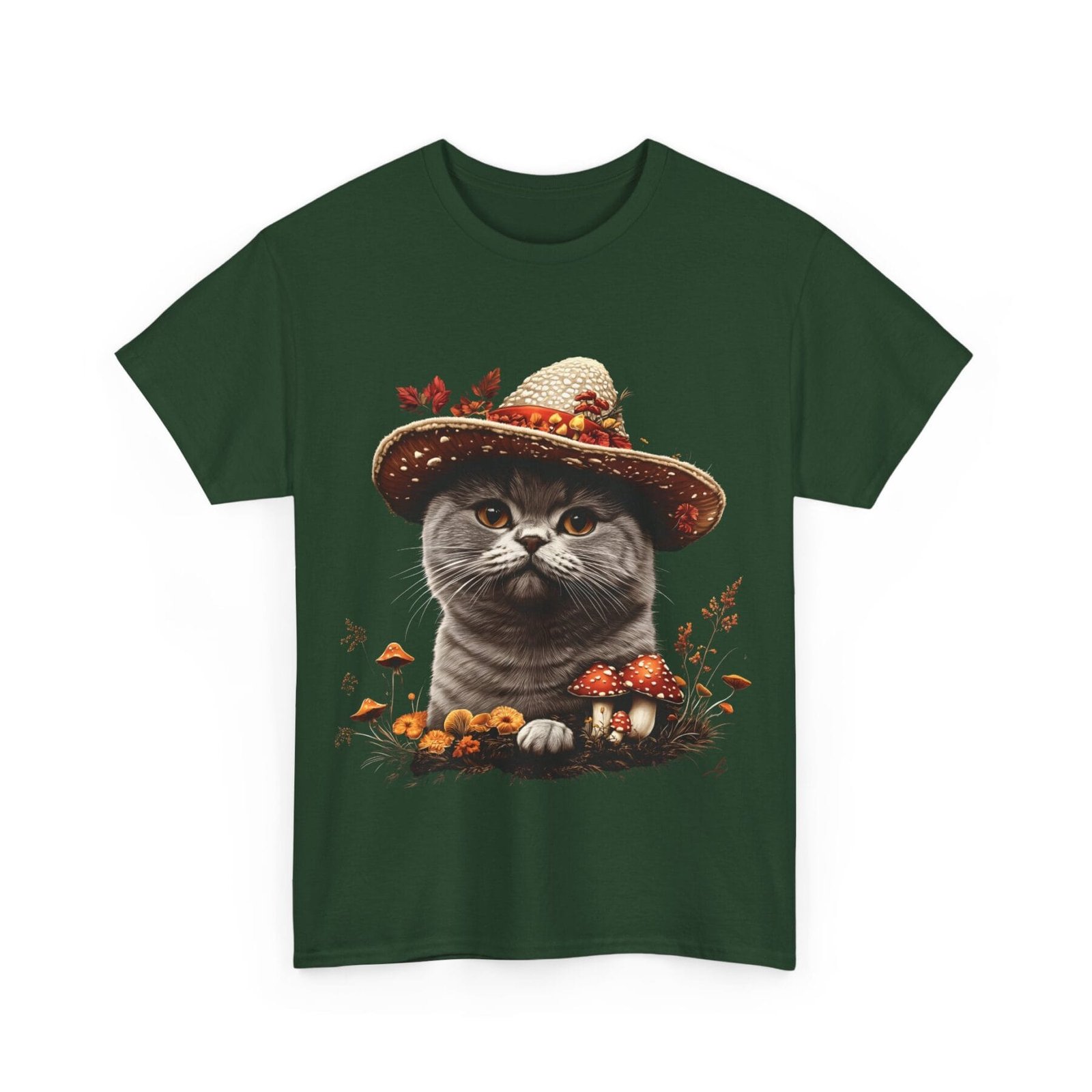 Grzybokot: T-shirt muchomor kot 2 – unisex - Image 2