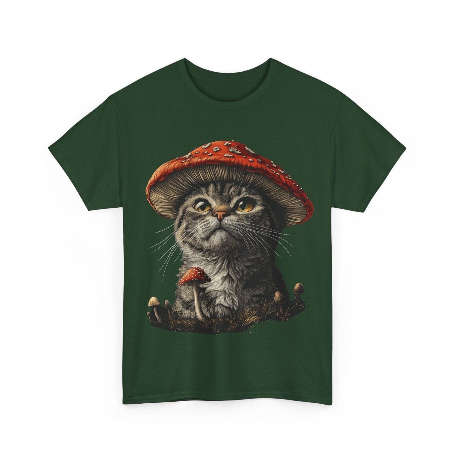 Grzybokot: T-shirt muchomor kot - unisex - Image 4