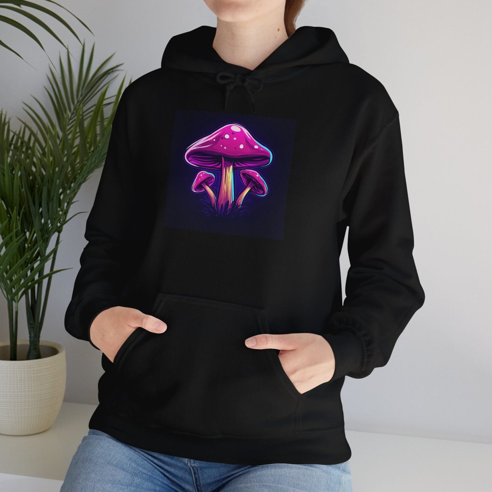 Bluza z kapturem z motywem grzybowym 20 - Image 8