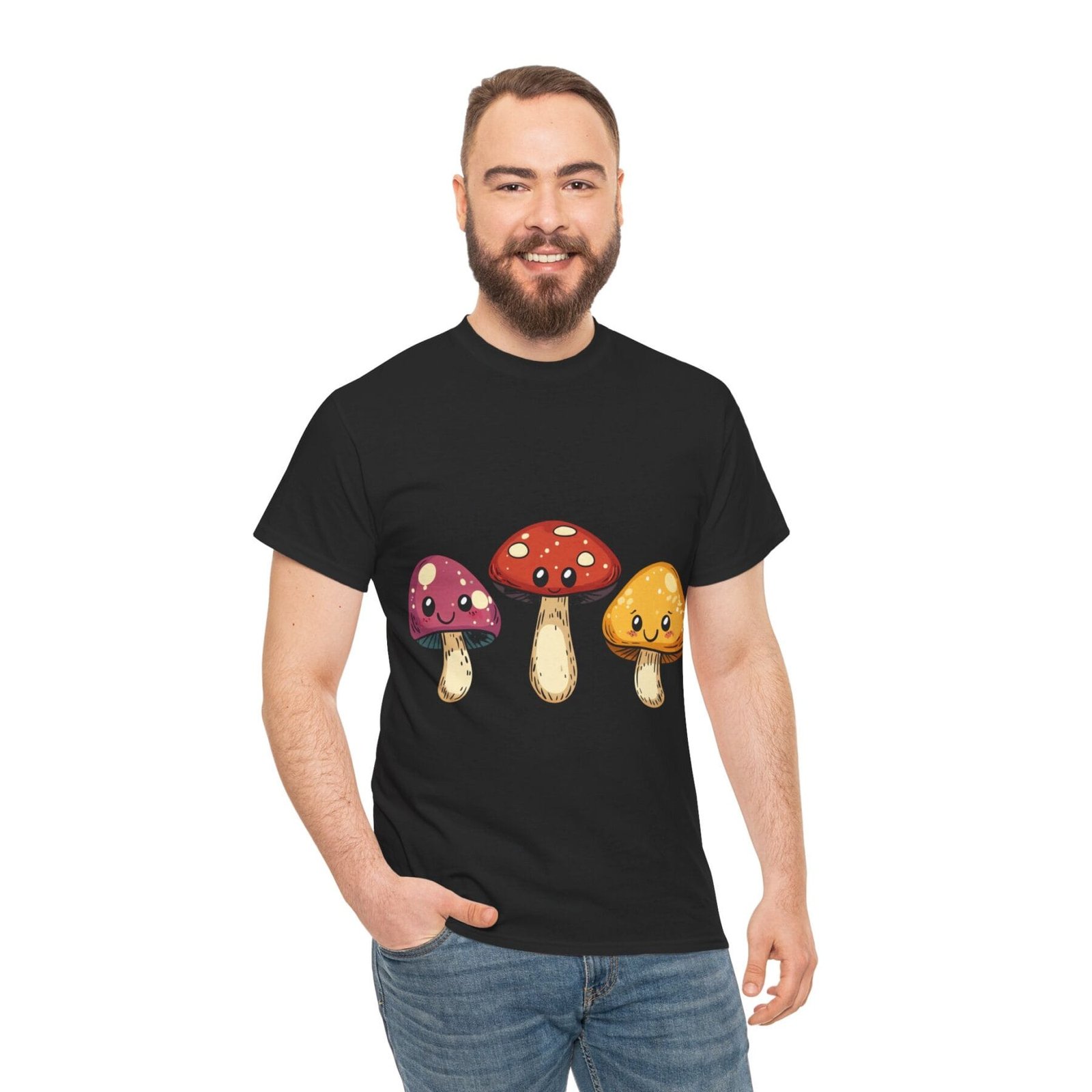 Cartoon Shroom 2: T-shirt unisex - Image 13
