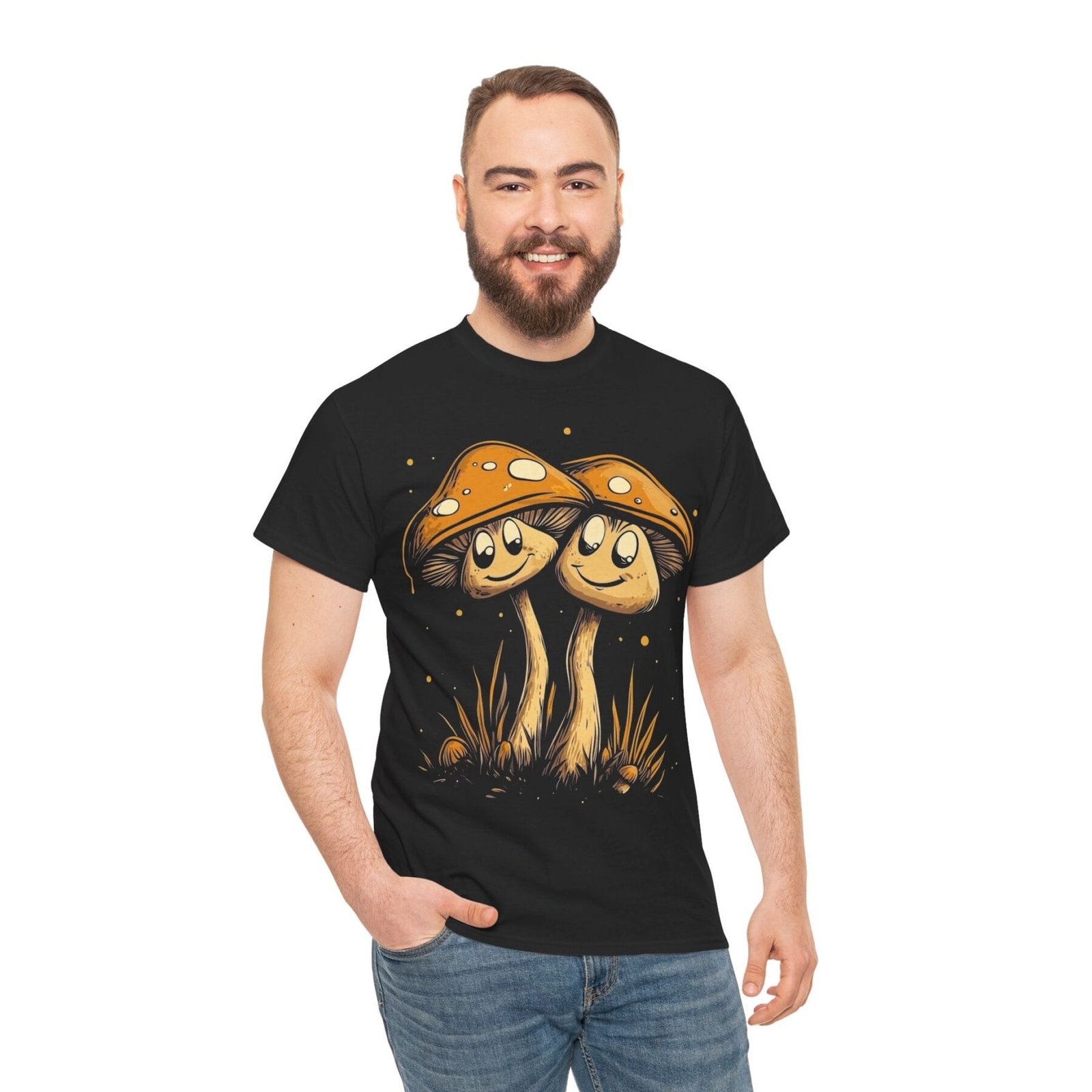 Cartoon Shroom 5: T-shirt unisex - Image 9