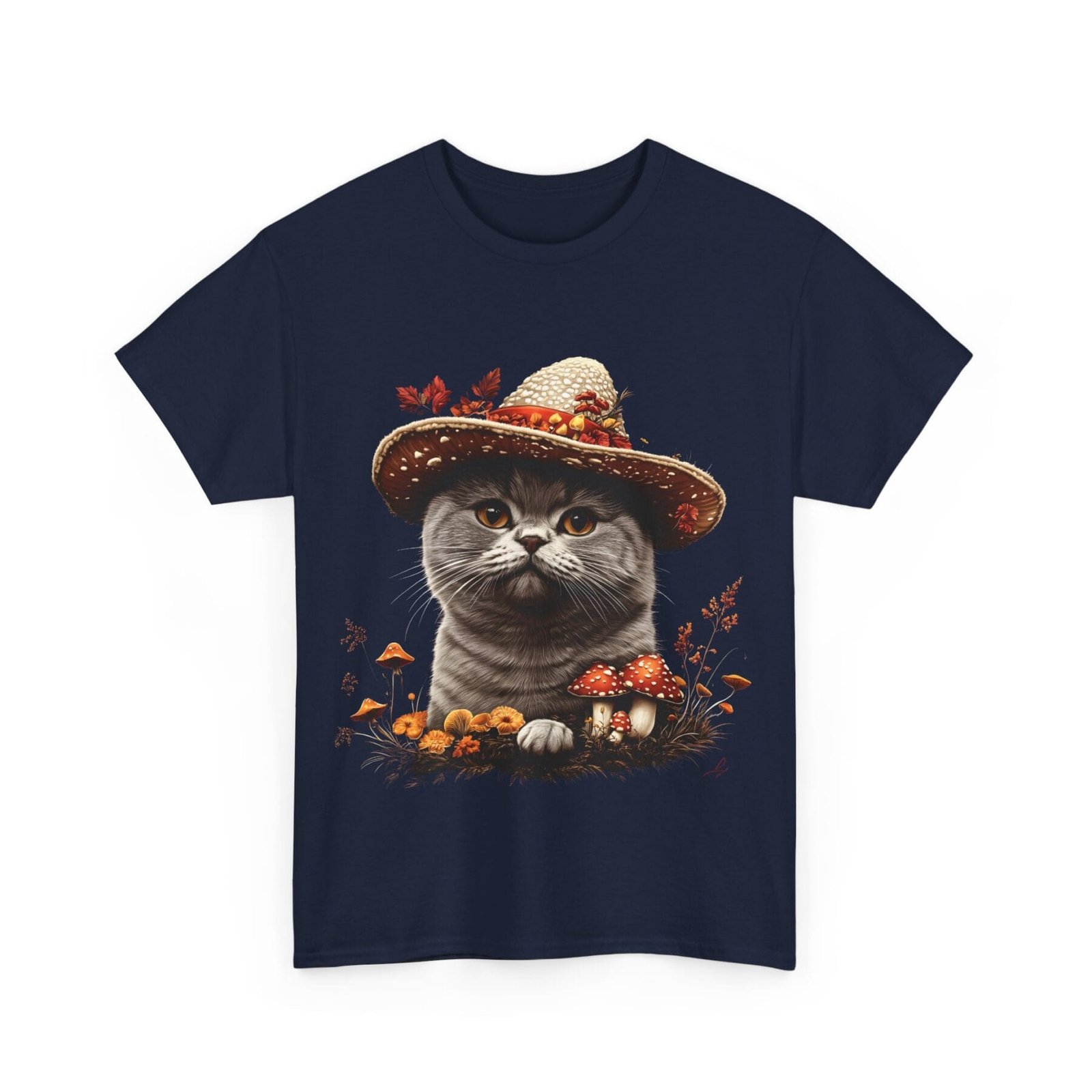 Grzybokot: T-shirt muchomor kot 2 – unisex - Image 5