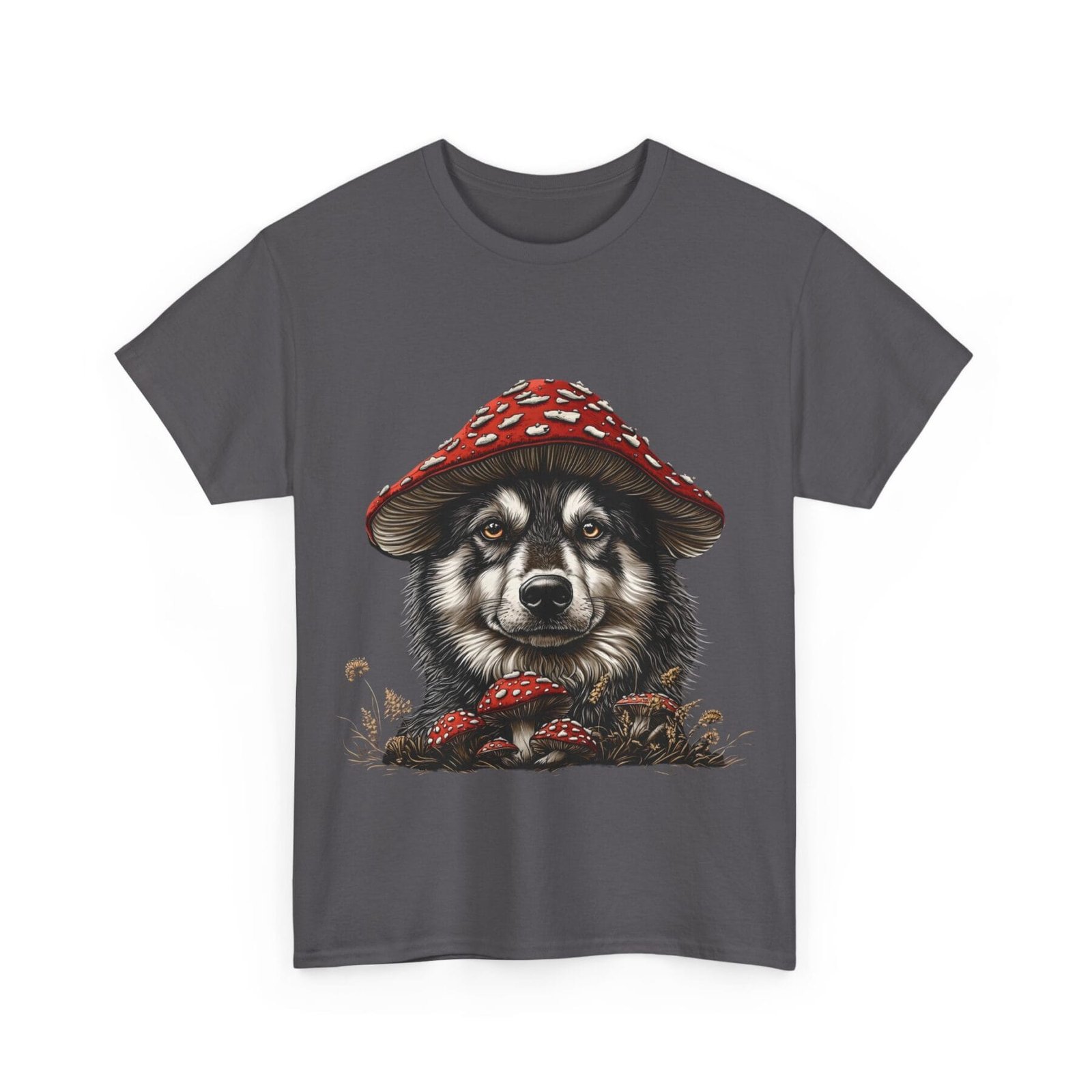 Grzybopsiak: T-shirt muchomor pies 3 – unisex - Image 5