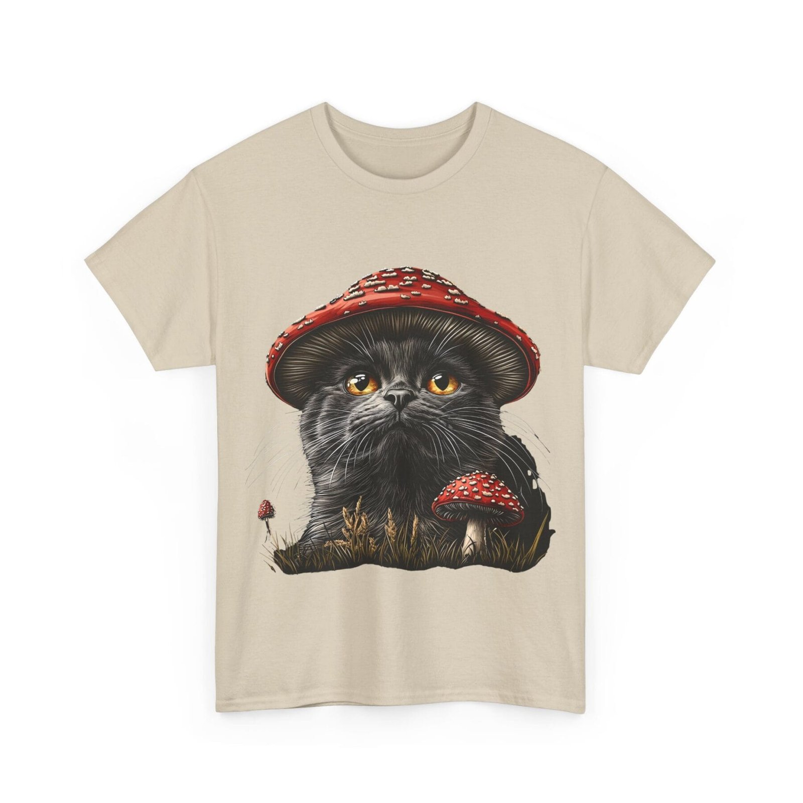 Grzybokot: T-shirt muchomor kot 3 – unisex - Image 6