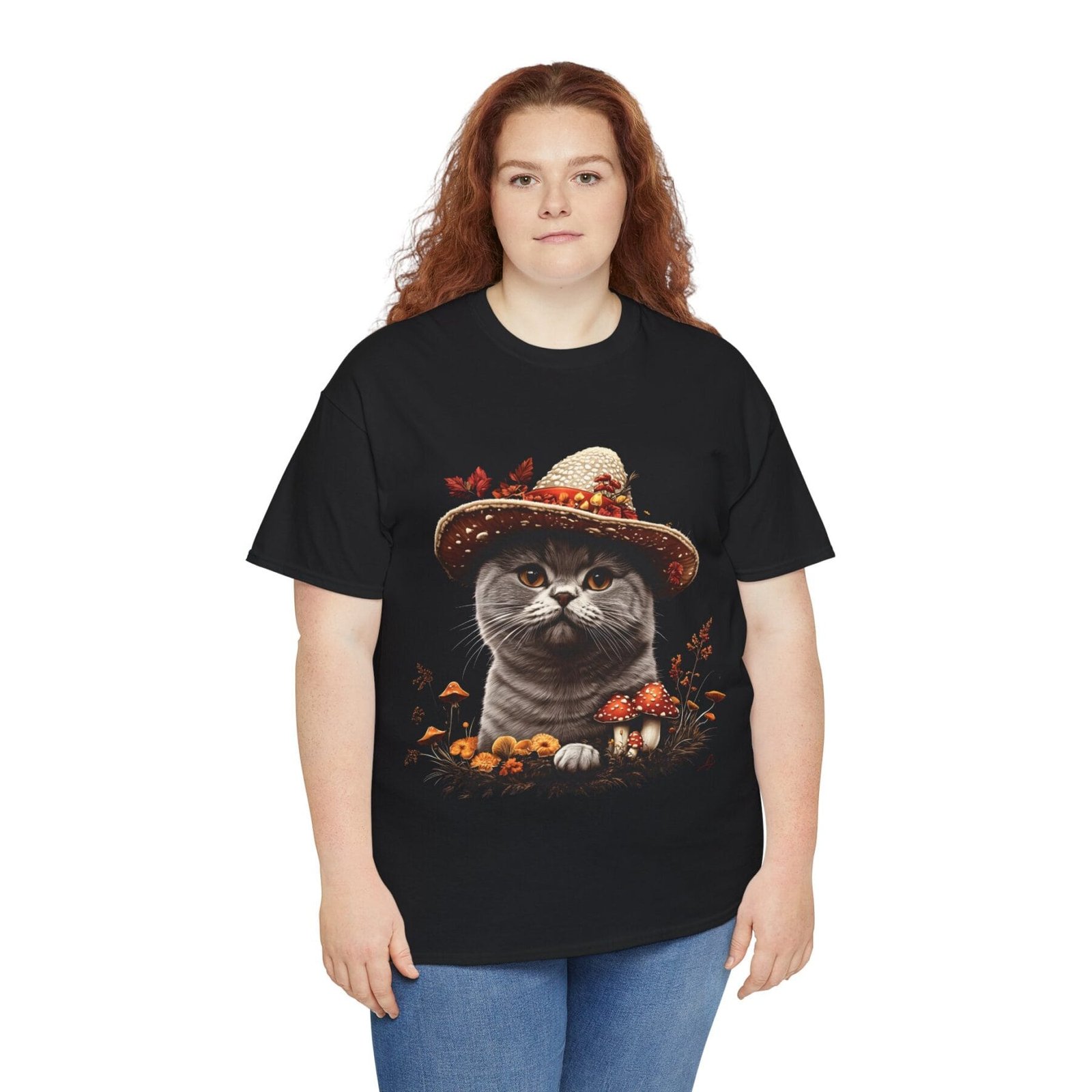 Grzybokot: T-shirt muchomor kot 2 – unisex - Image 14
