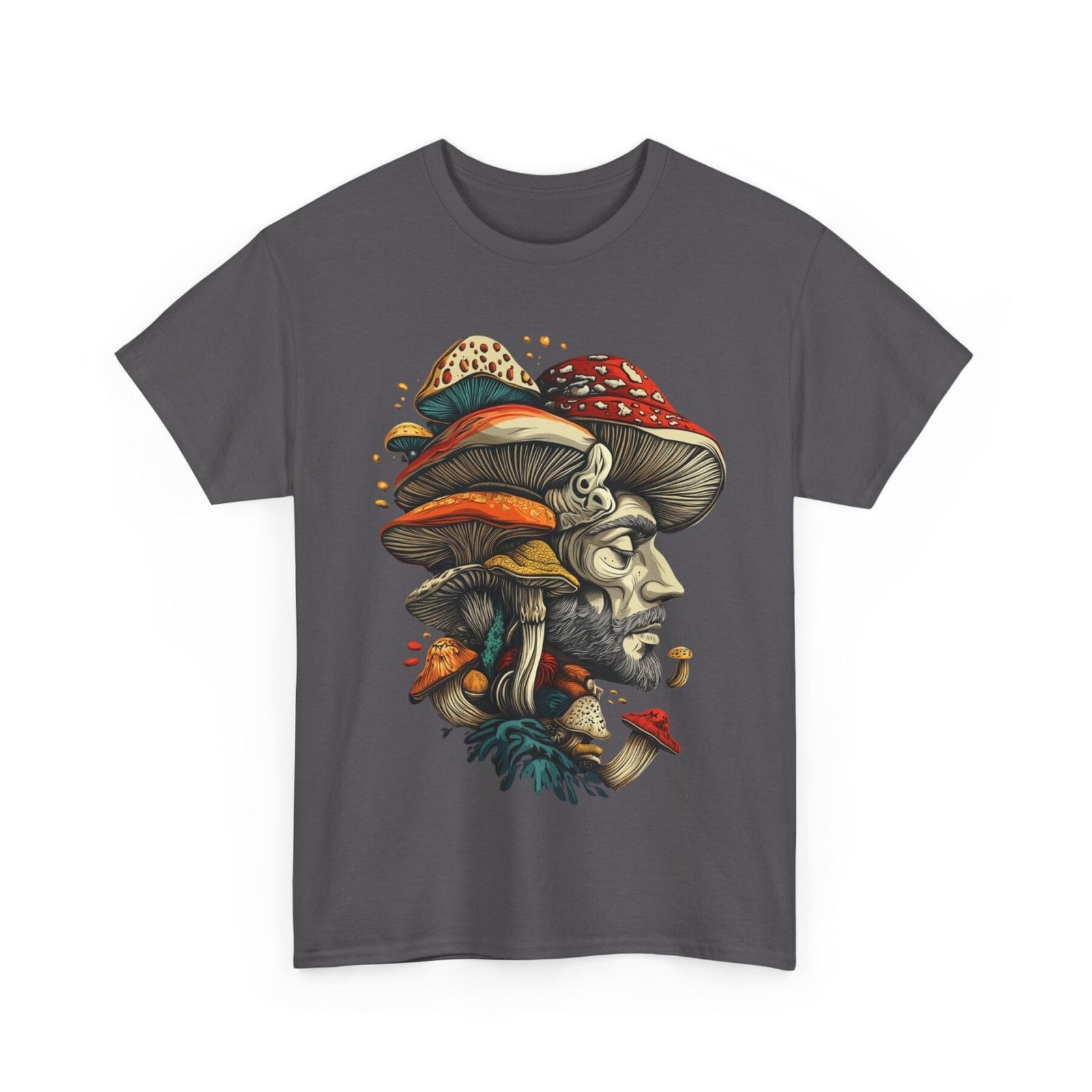Mushroom Head 6: T-shirt unisex - Image 6