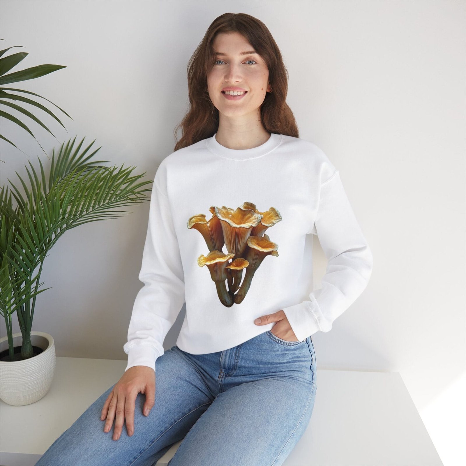 Bluza basic z motywem grzybowym 3 - Image 9