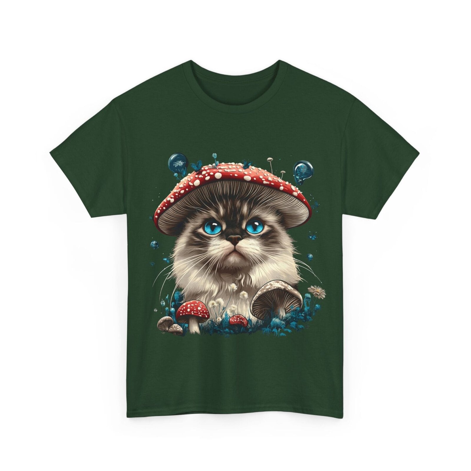 Grzybokot: T-shirt muchomor kot 5 – unisex - Image 2
