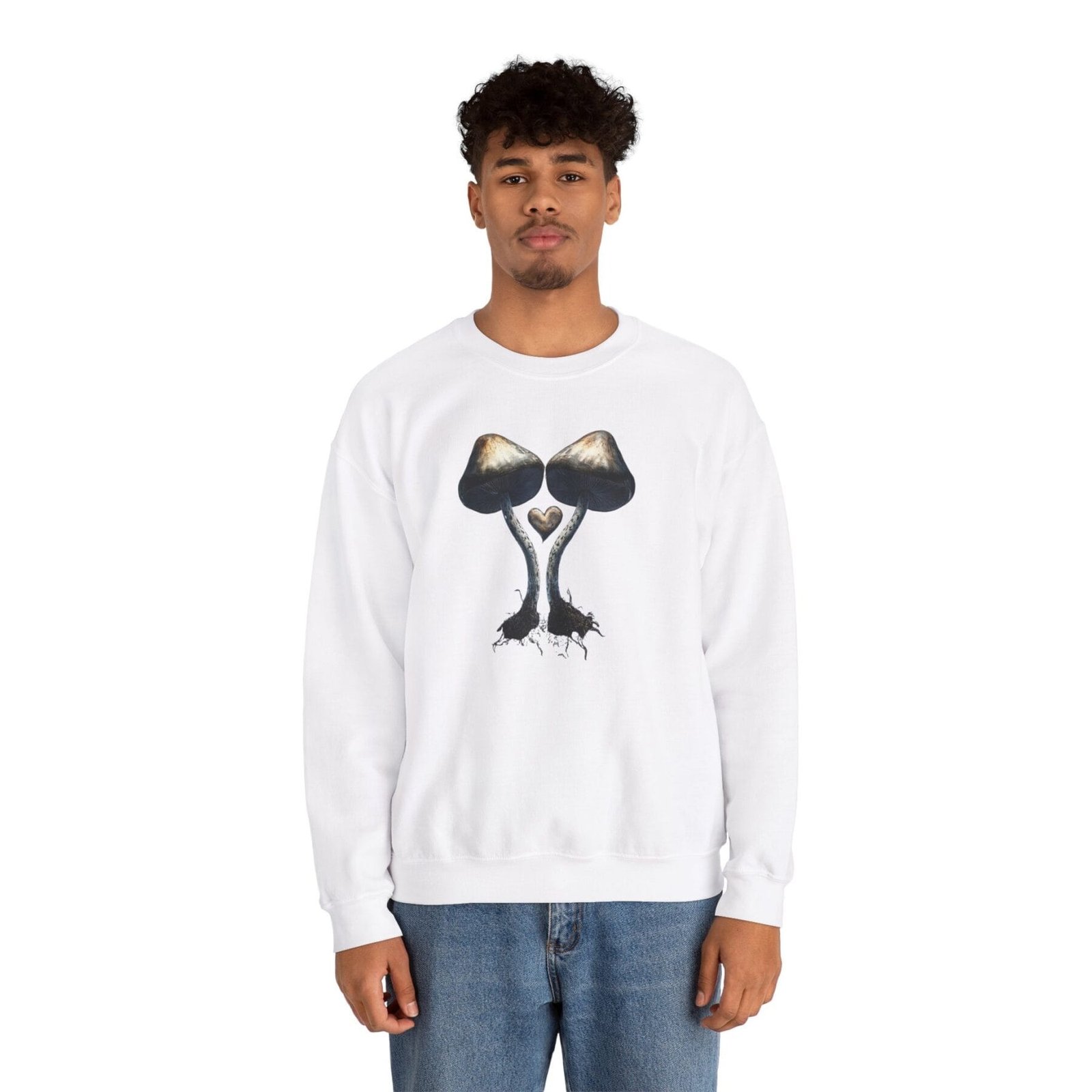Bluza basic z motywem grzybowym - Image 7