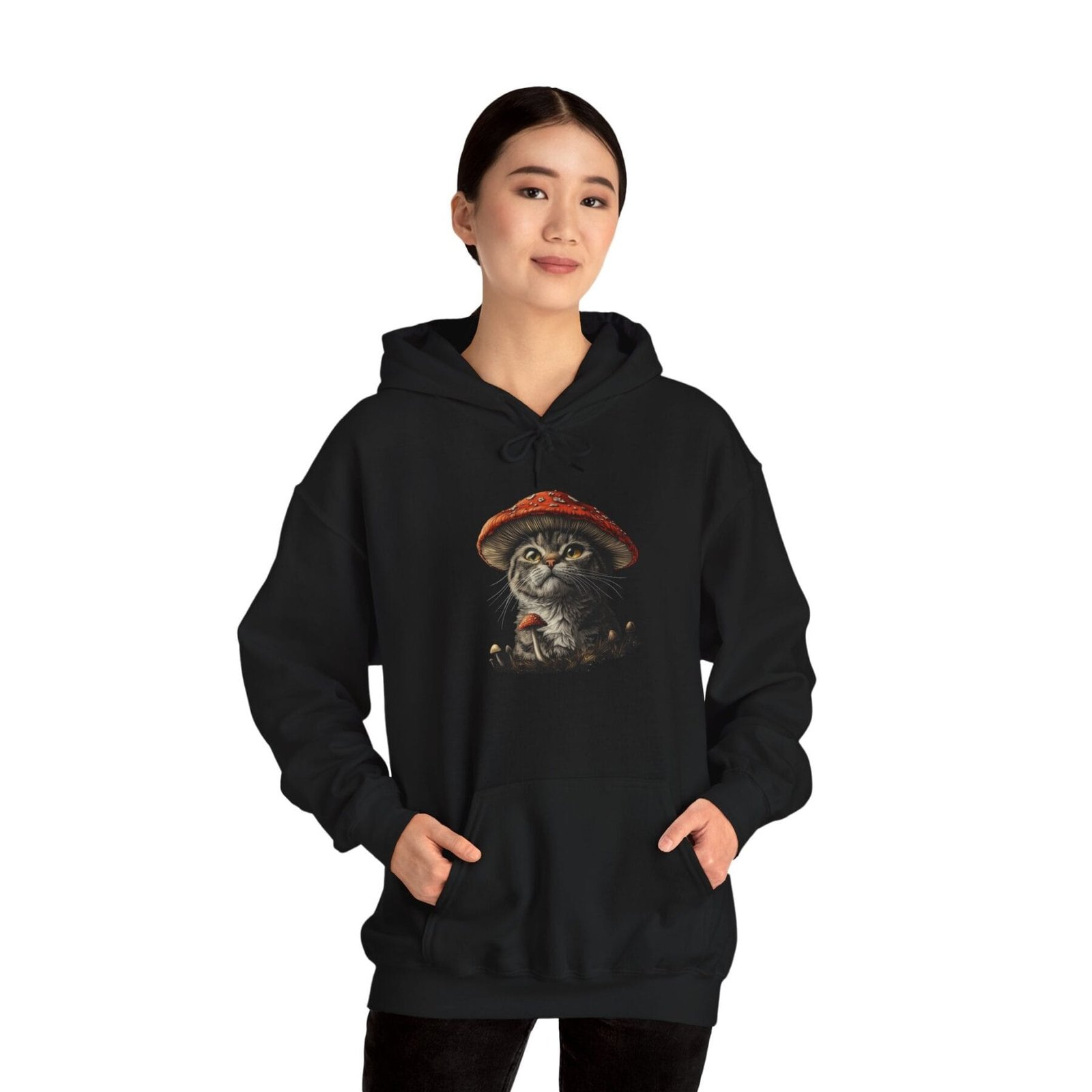 Bluza z kapturem Grzybokot 5 - Image 6
