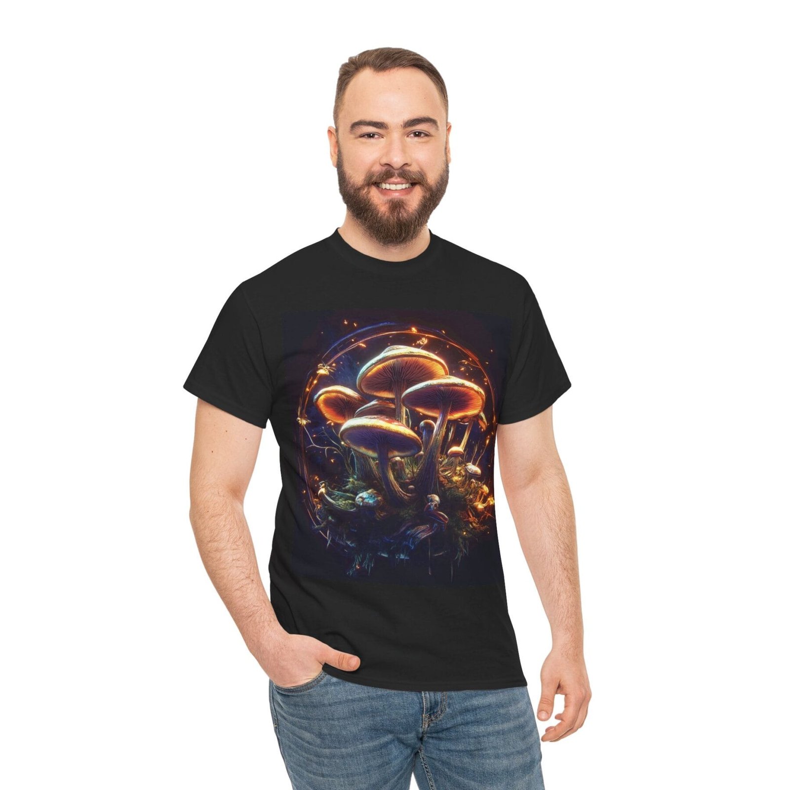 Glowy Shroom 4: T-shirt unisex - Image 8