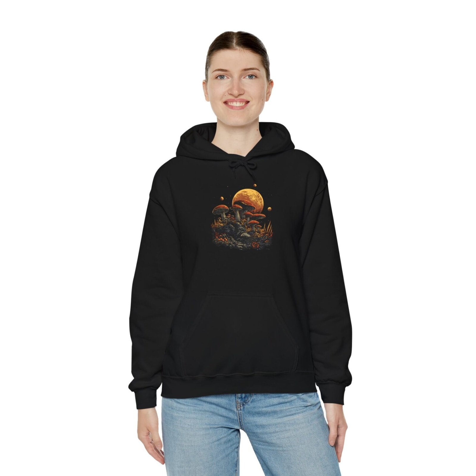 Bluza z kapturem z motywem grzybowym 32 - Image 7