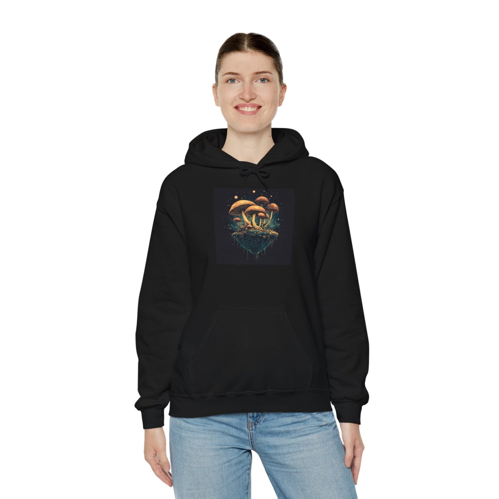 Bluza z kapturem z motywem grzybowym 18 - Image 5