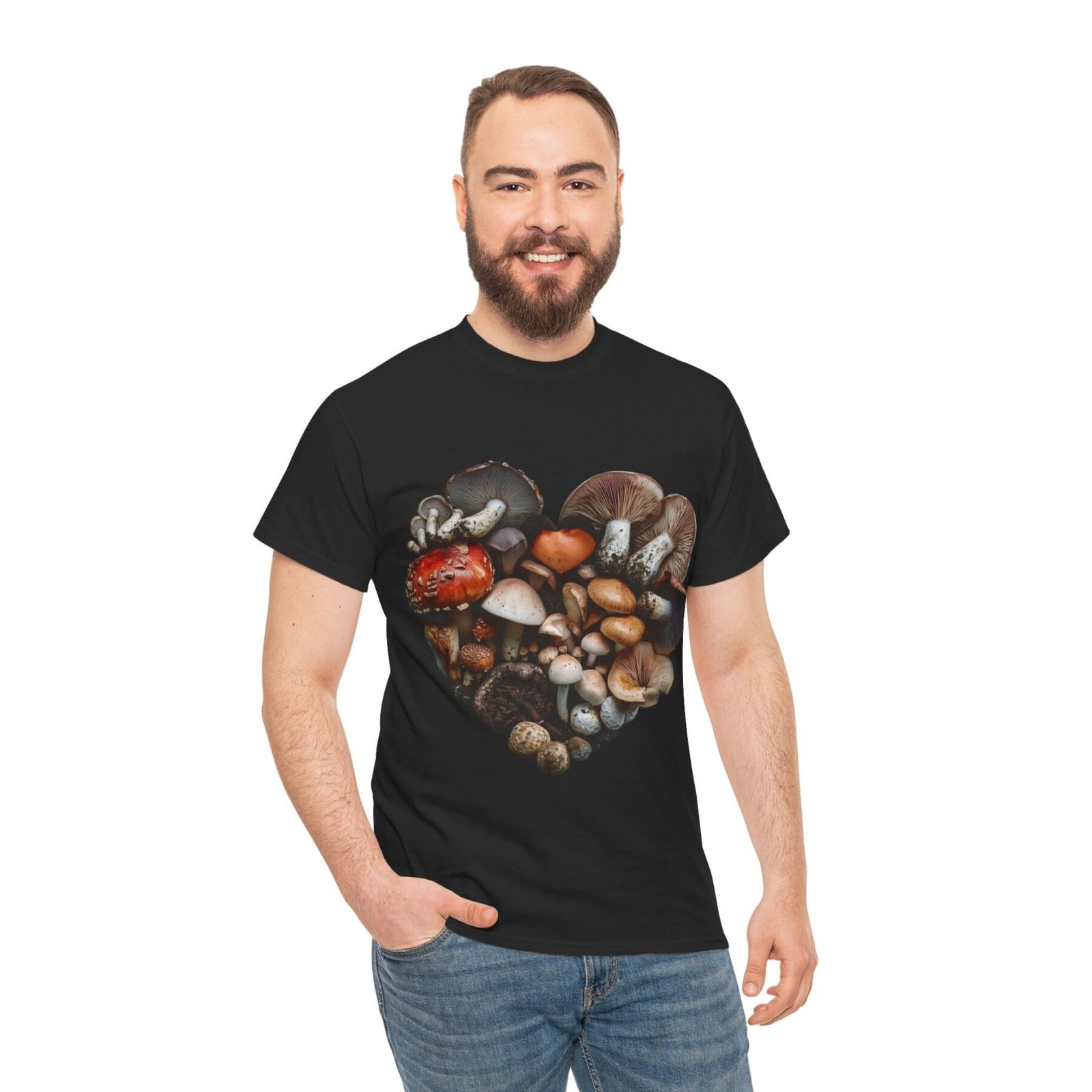 Mushroom Love 1: T-shirt unisex - Image 13