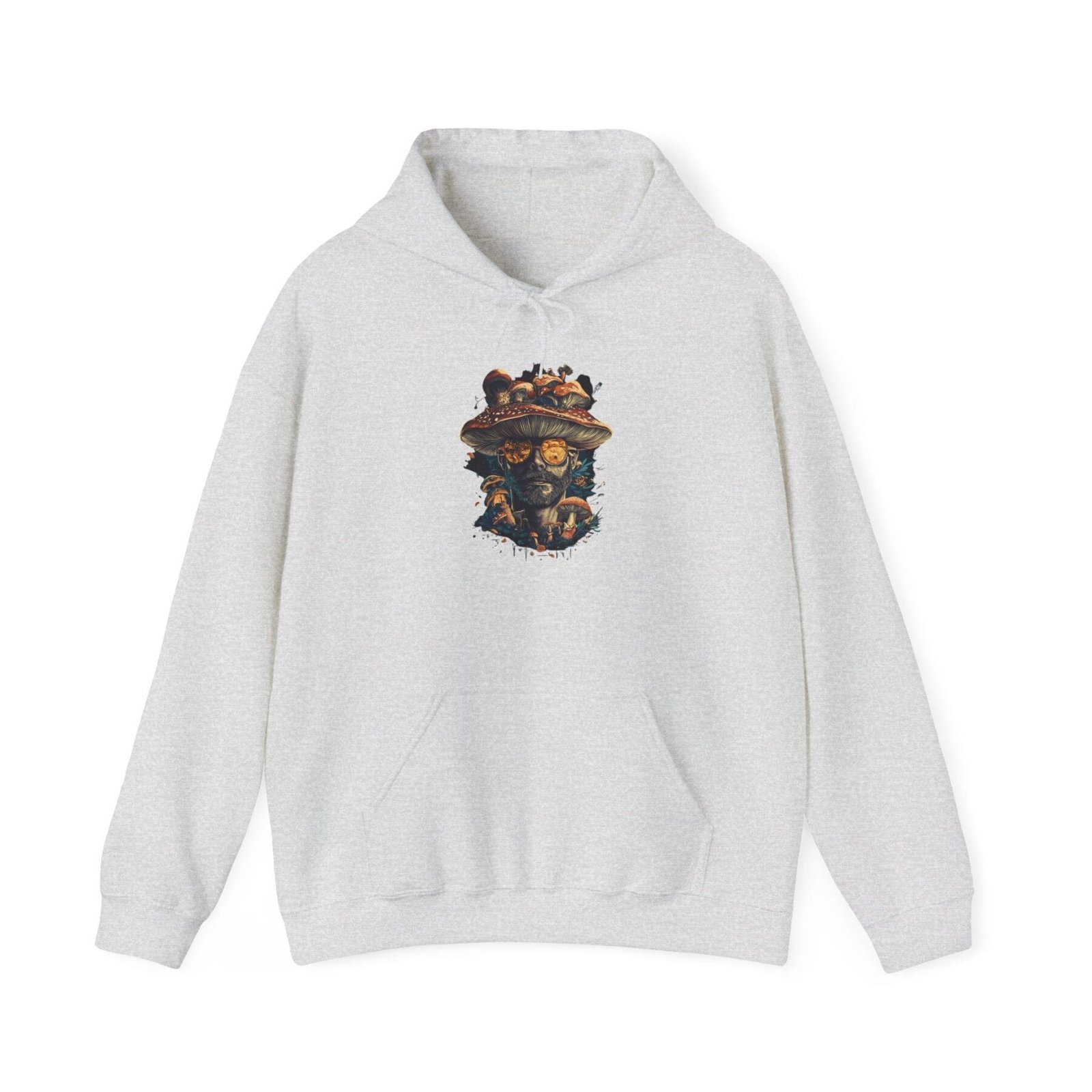 Bluza z kapturem z motywem grzybowym 14 - Image 2