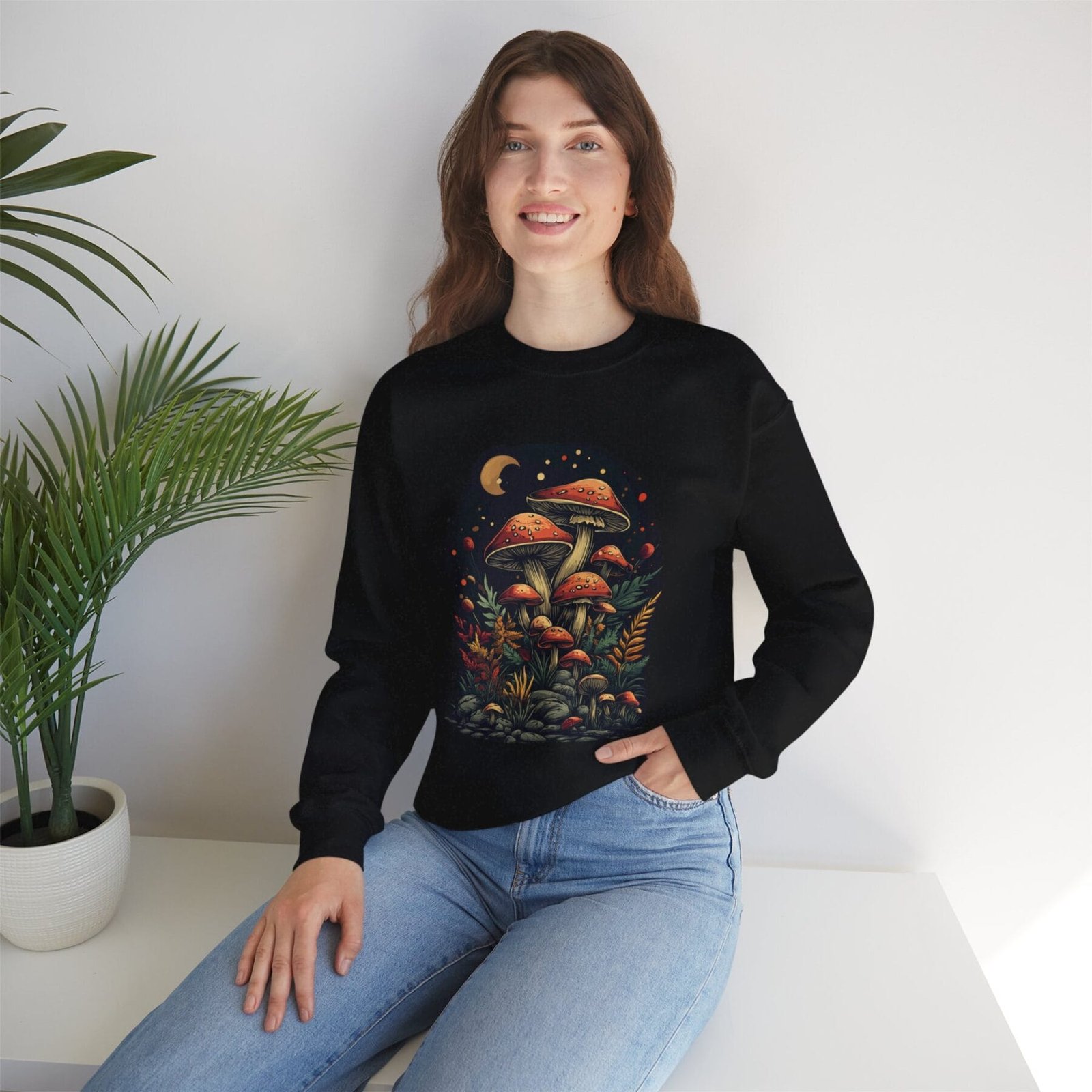 Bluza basic z motywem grzybowym 33 - Image 8