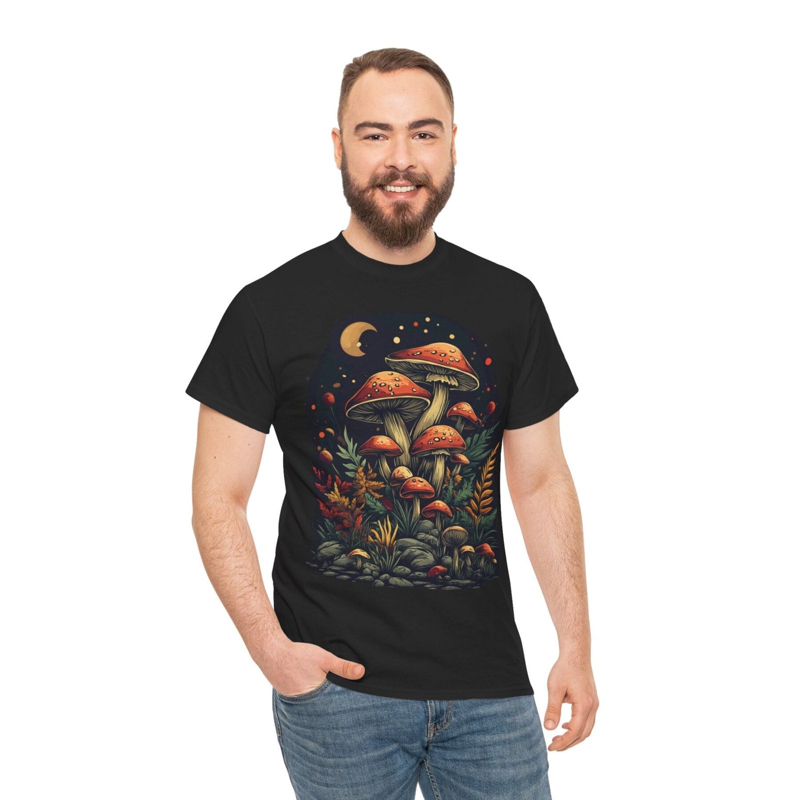 Shroomy Night 1: T-shirt unisex - Image 13