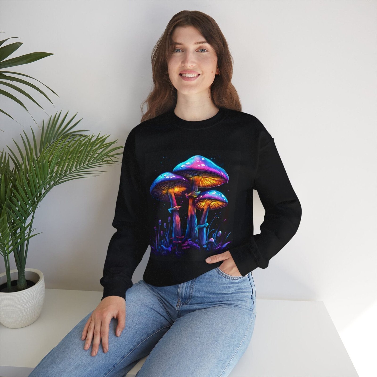 Bluza basic z motywem grzybowym 24 - Image 8