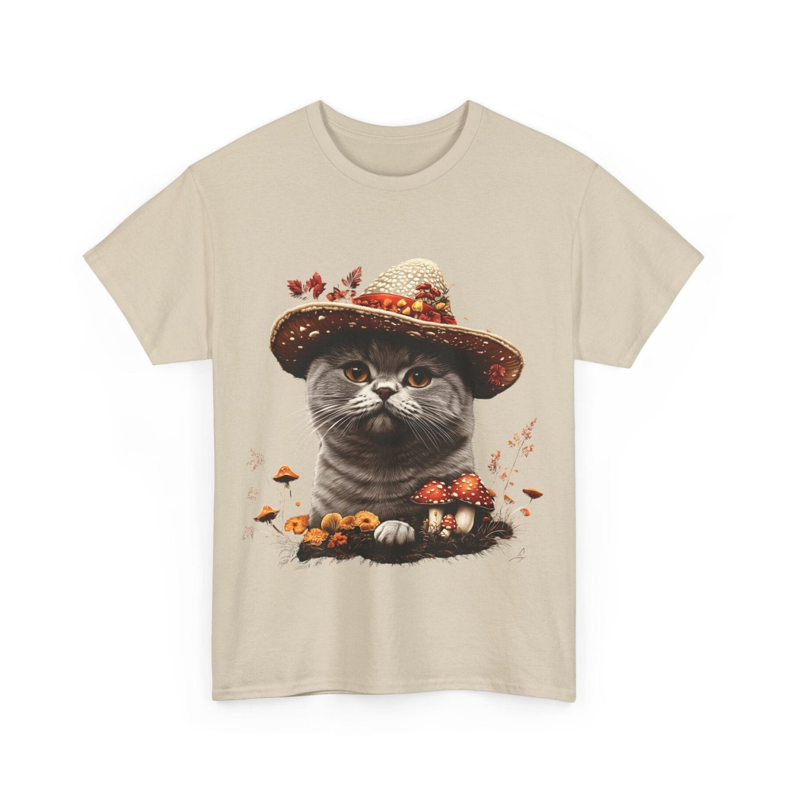 Grzybokot: T-shirt muchomor kot 2 – unisex - Image 6