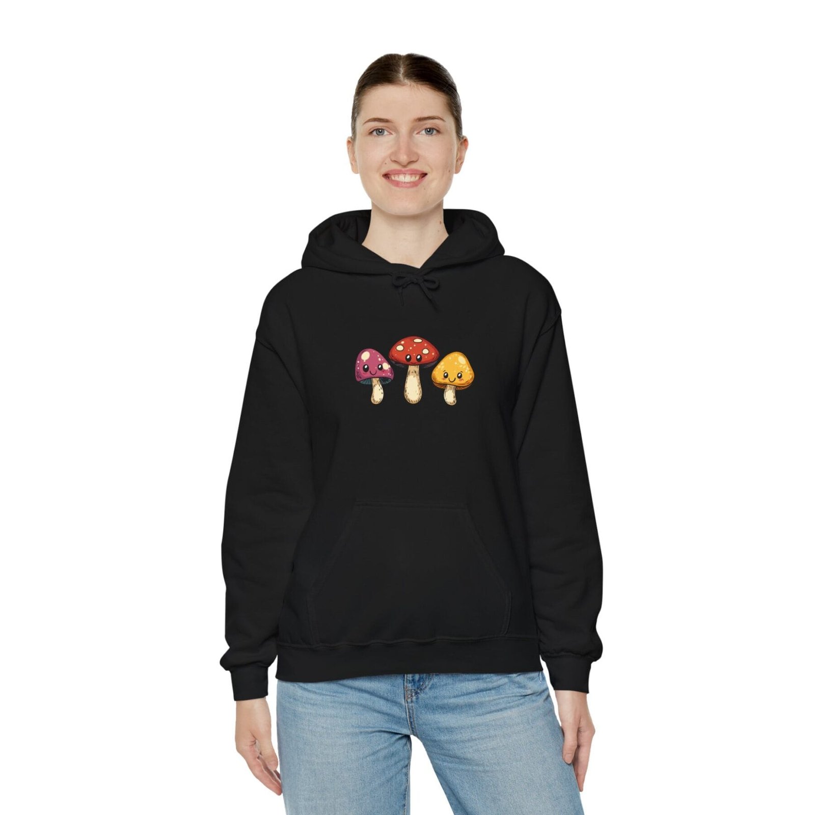 Bluza z kapturem z motywem grzybowym 30 - Image 7
