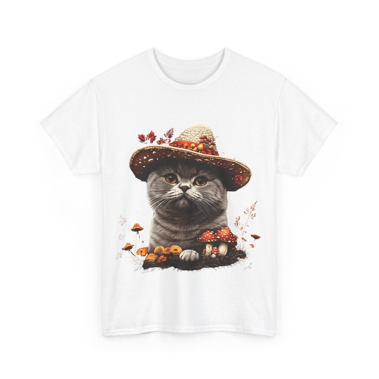 Grzybokot: T-shirt muchomor kot 2 – unisex - Image 4