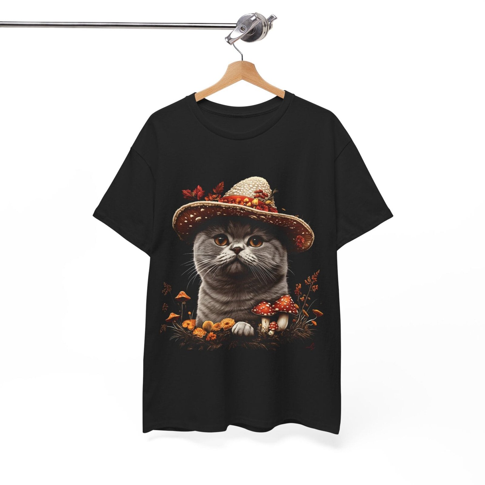 Grzybokot: T-shirt muchomor kot 2 – unisex - Image 10