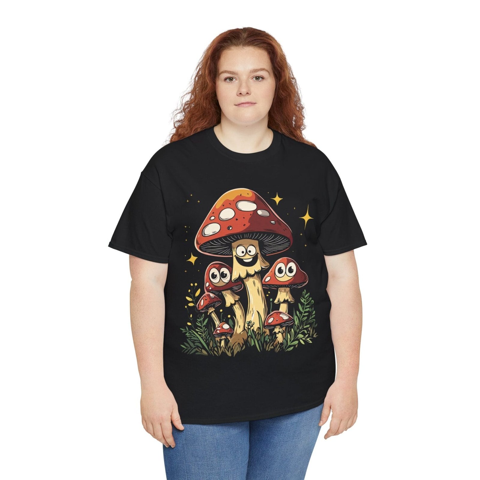 Cartoon Shroom 1: T-shirt unisex - Image 10