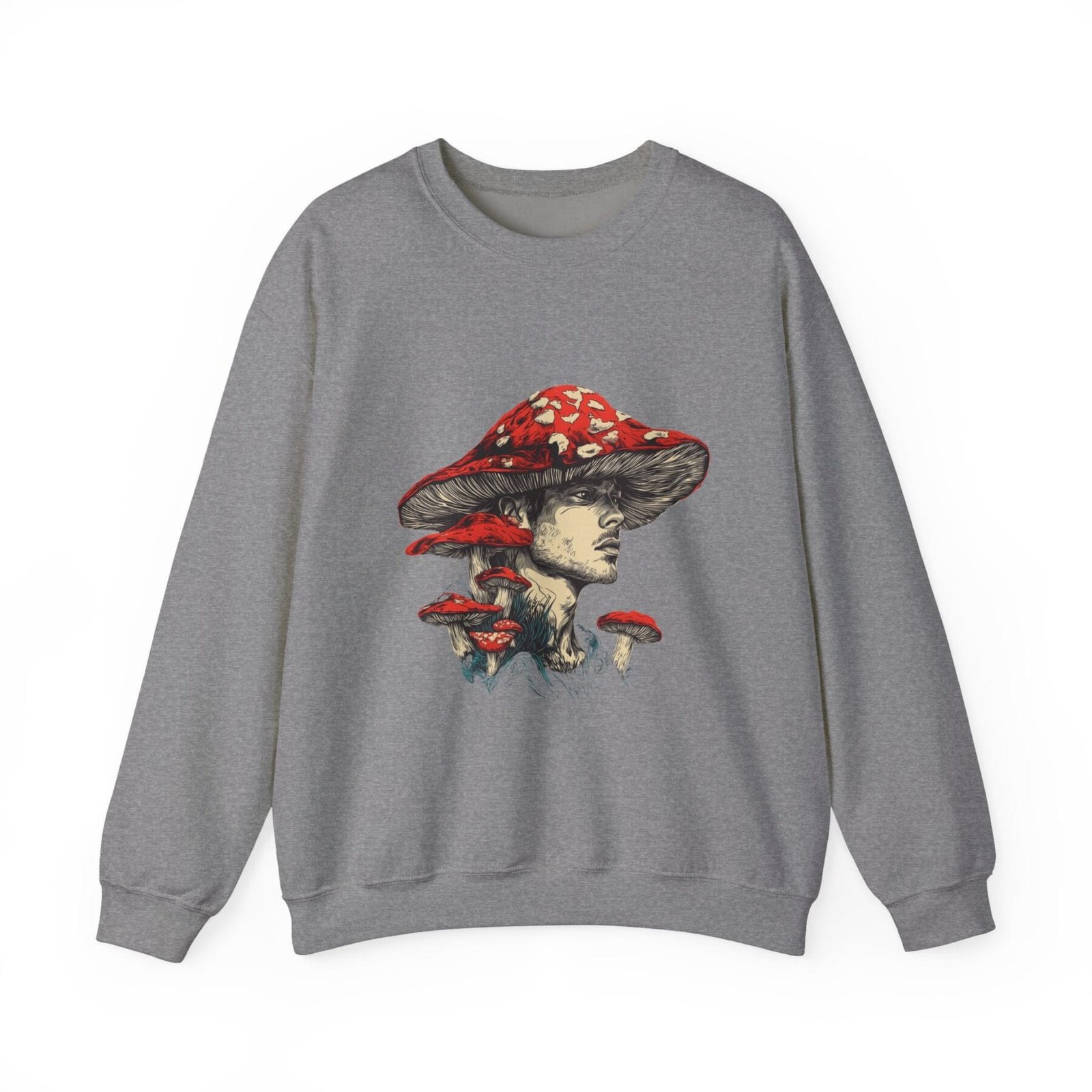 Bluza basic z motywem grzybowym 13 - Image 2