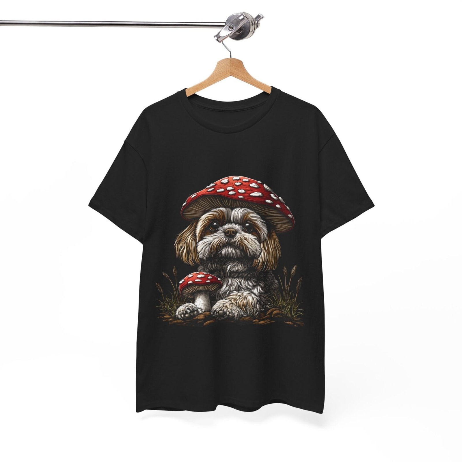 Grzybopsiak: T-shirt muchomor pies 4 – unisex - Image 10