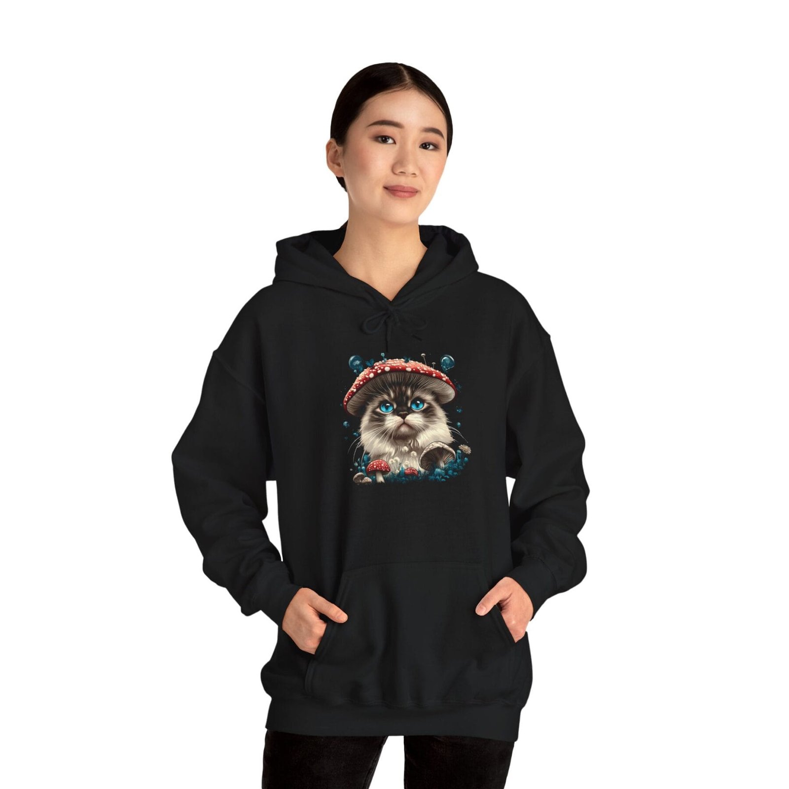 Bluza z kapturem Grzybokot - Image 6