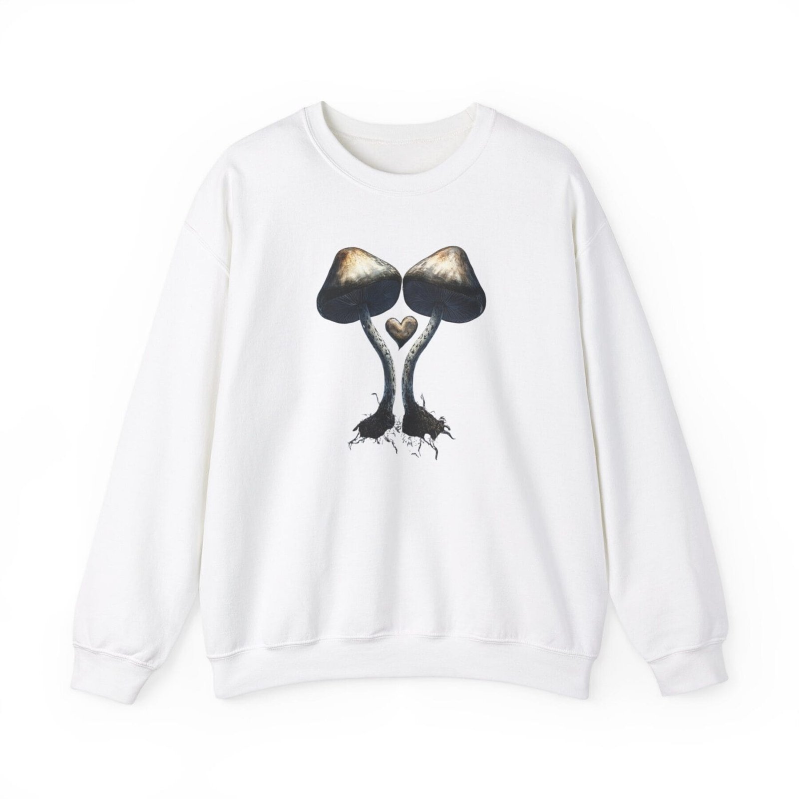 Bluza basic z motywem grzybowym