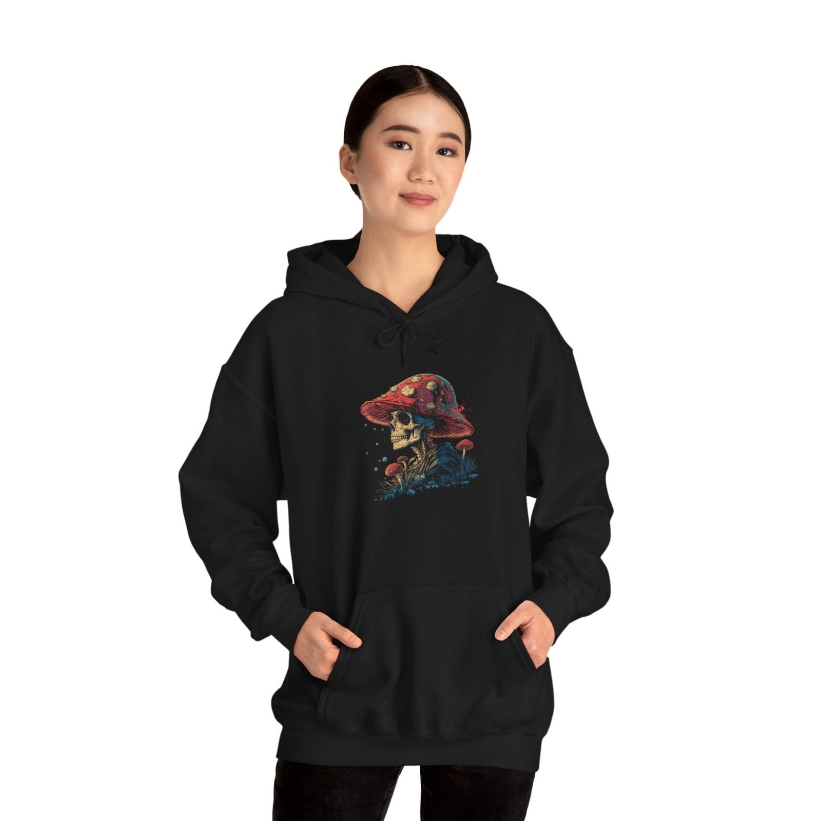 Bluza z kapturem z motywem grzybowym 11 - Image 6