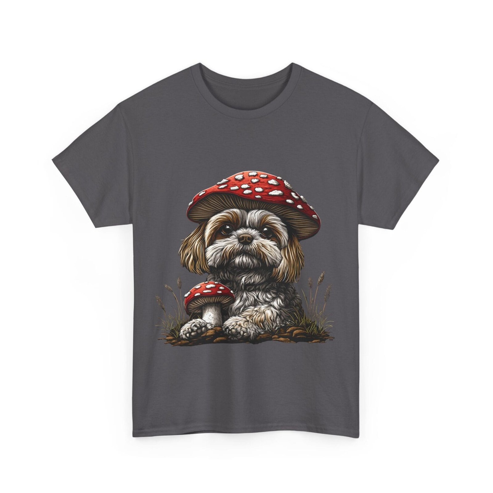 Grzybopsiak: T-shirt muchomor pies 4 – unisex - Image 5