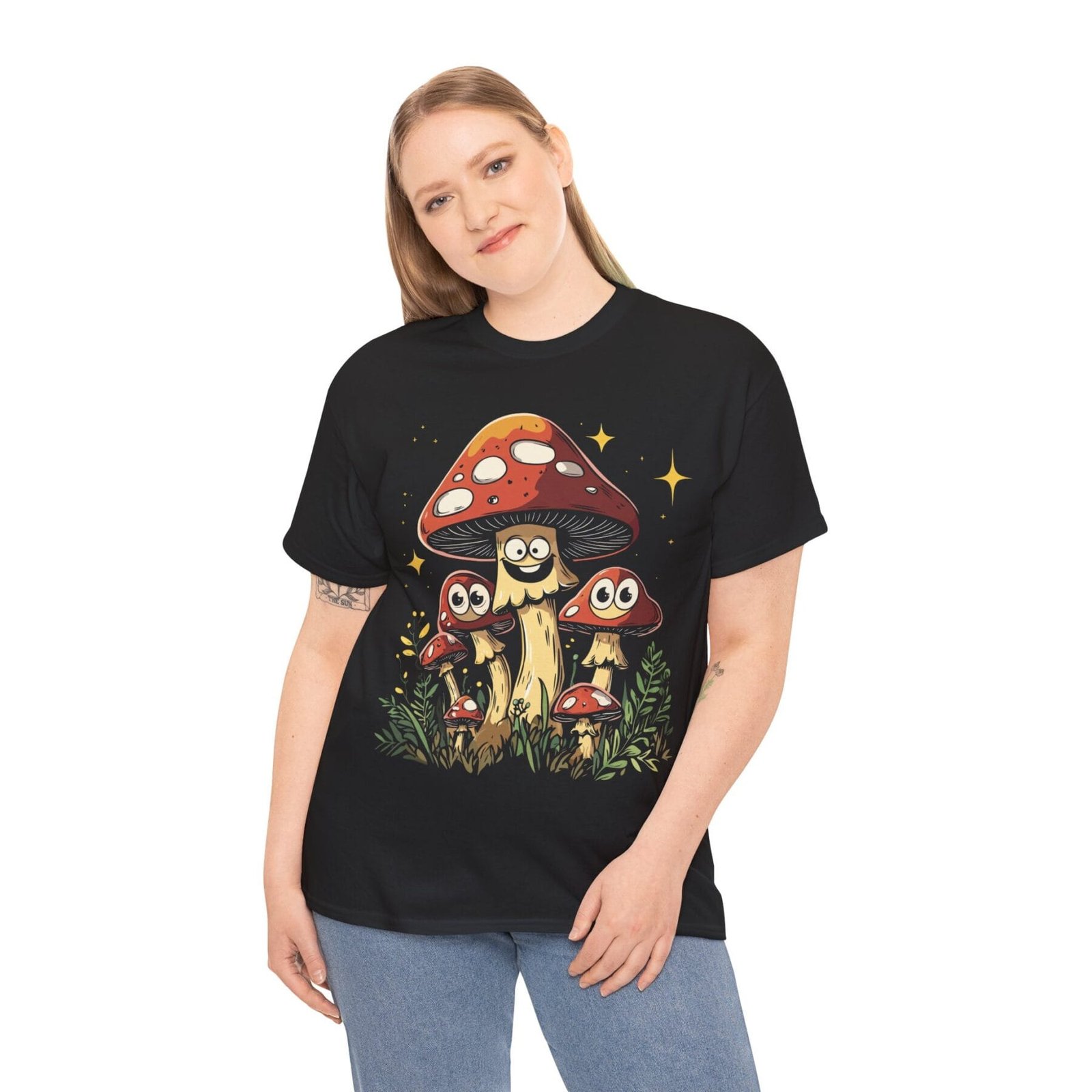 Cartoon Shroom 1: T-shirt unisex - Image 8