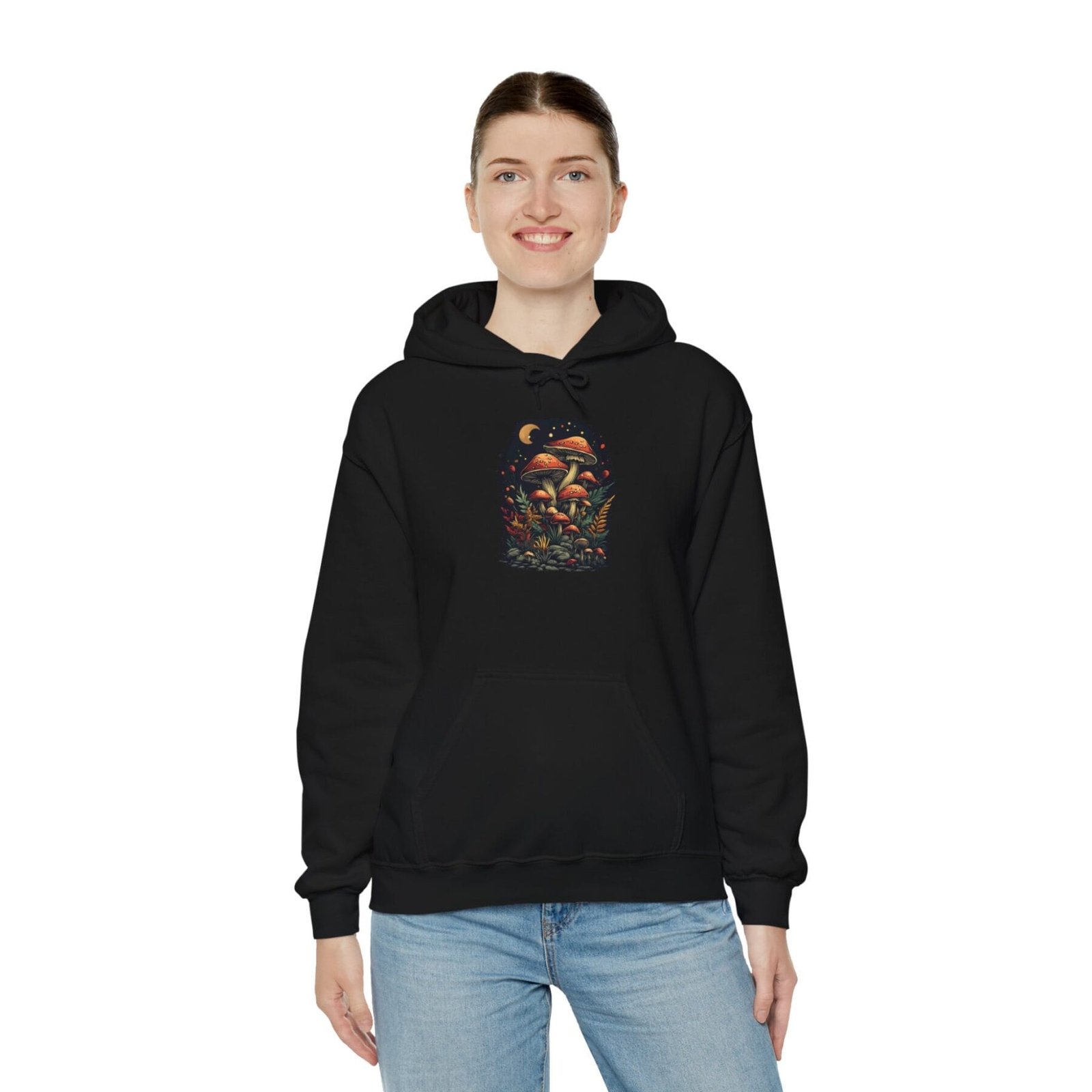 Bluza z kapturem z motywem grzybowym 33 - Image 7