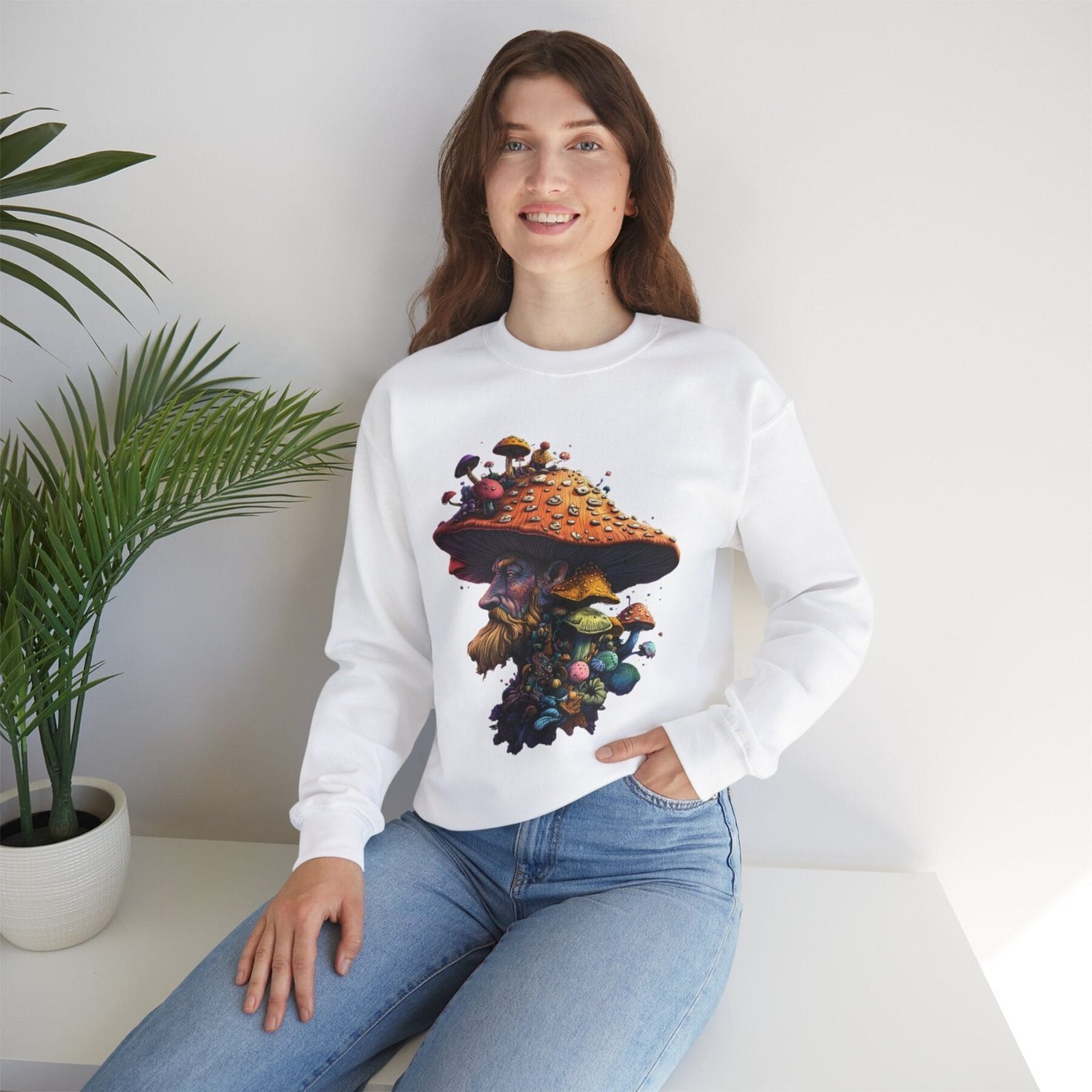 Bluza basic z motywem grzybowym 15 - Image 9