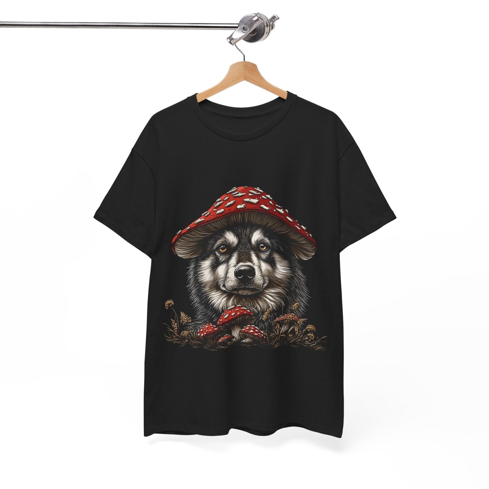Grzybopsiak: T-shirt muchomor pies 3 – unisex - Image 10