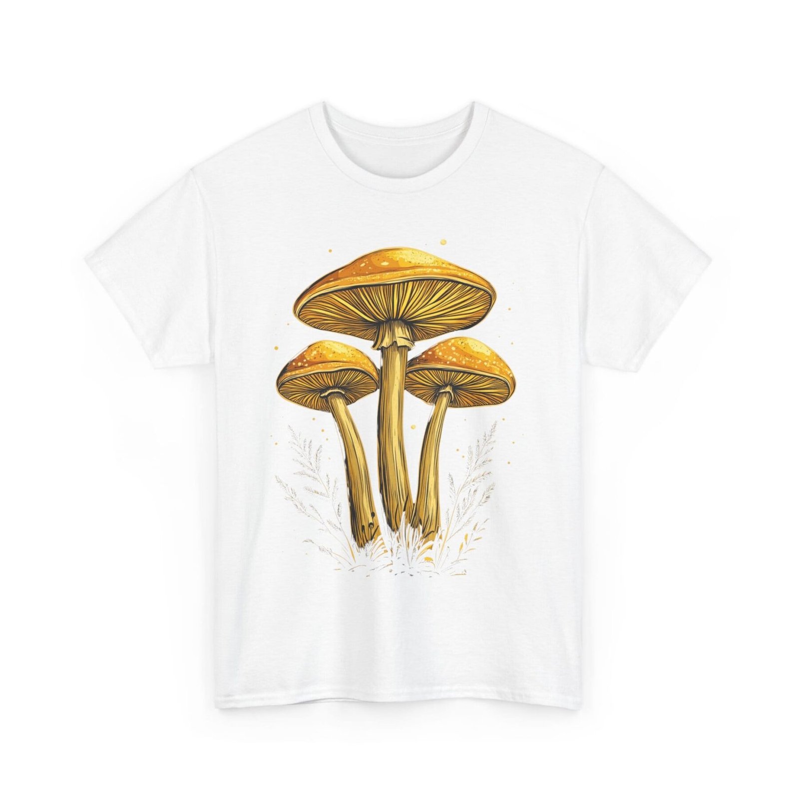 Orange Shroom: T-shirt z grzybami - unisex - Image 2