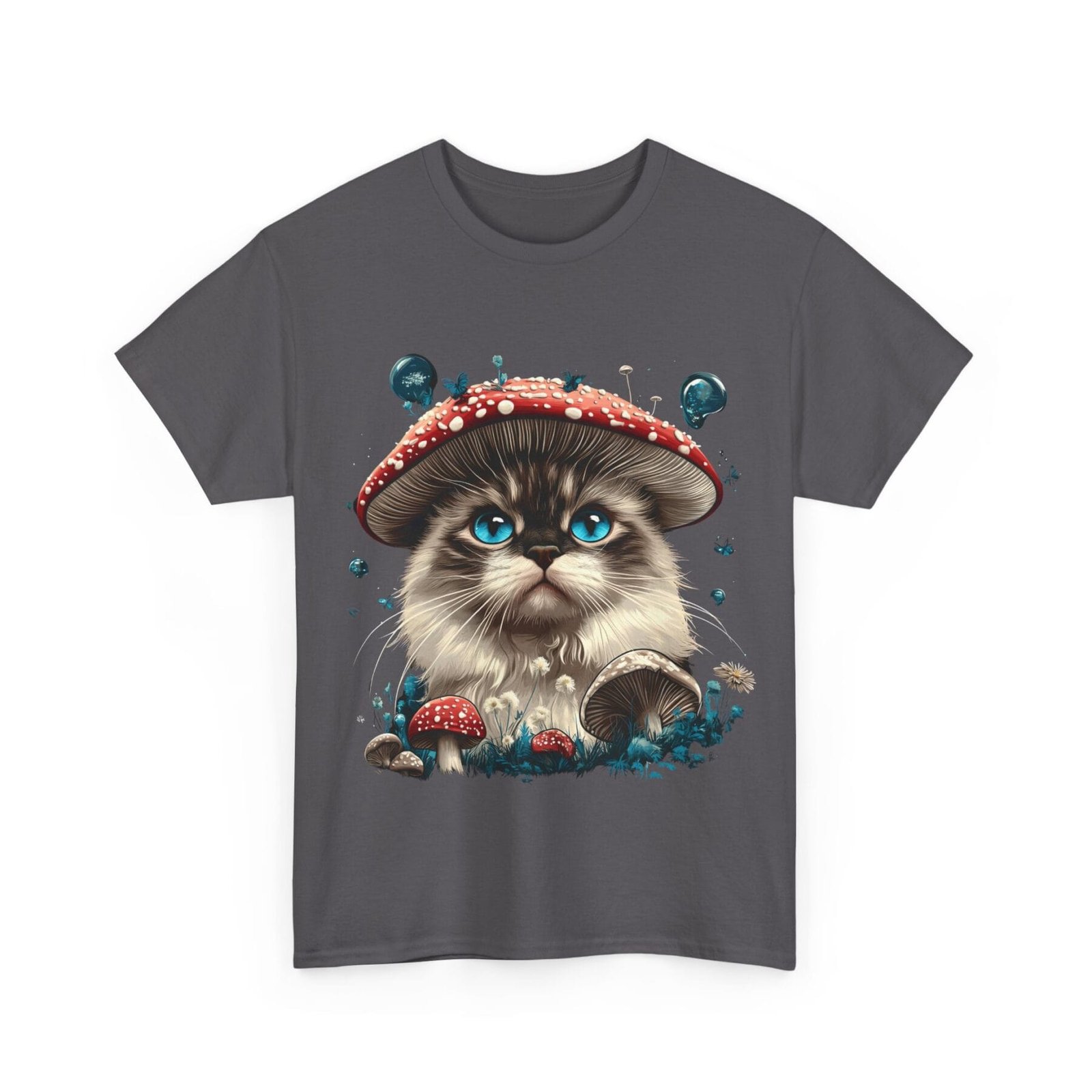 Grzybokot: T-shirt muchomor kot 5 – unisex - Image 4