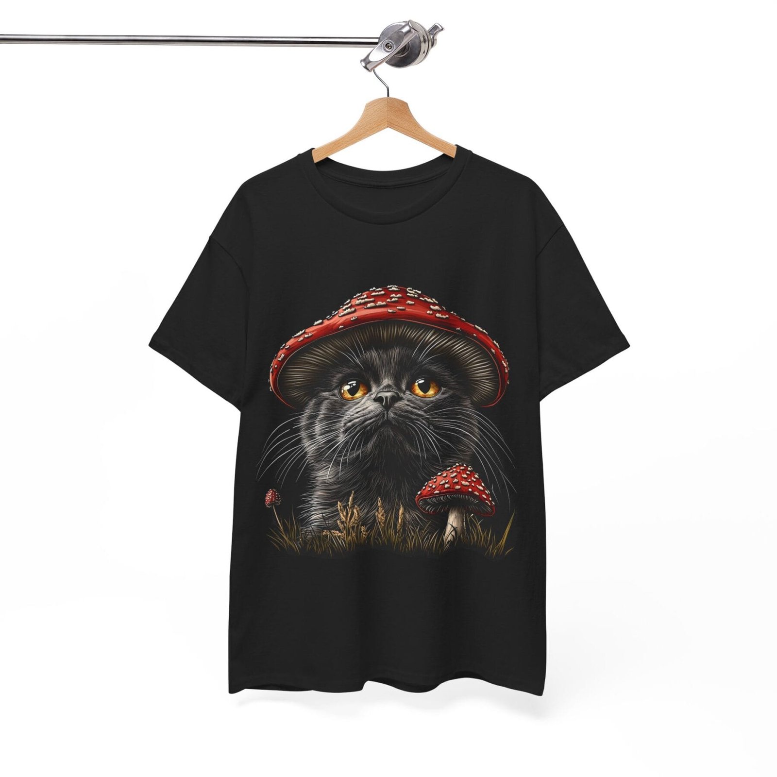 Grzybokot: T-shirt muchomor kot 3 – unisex - Image 10