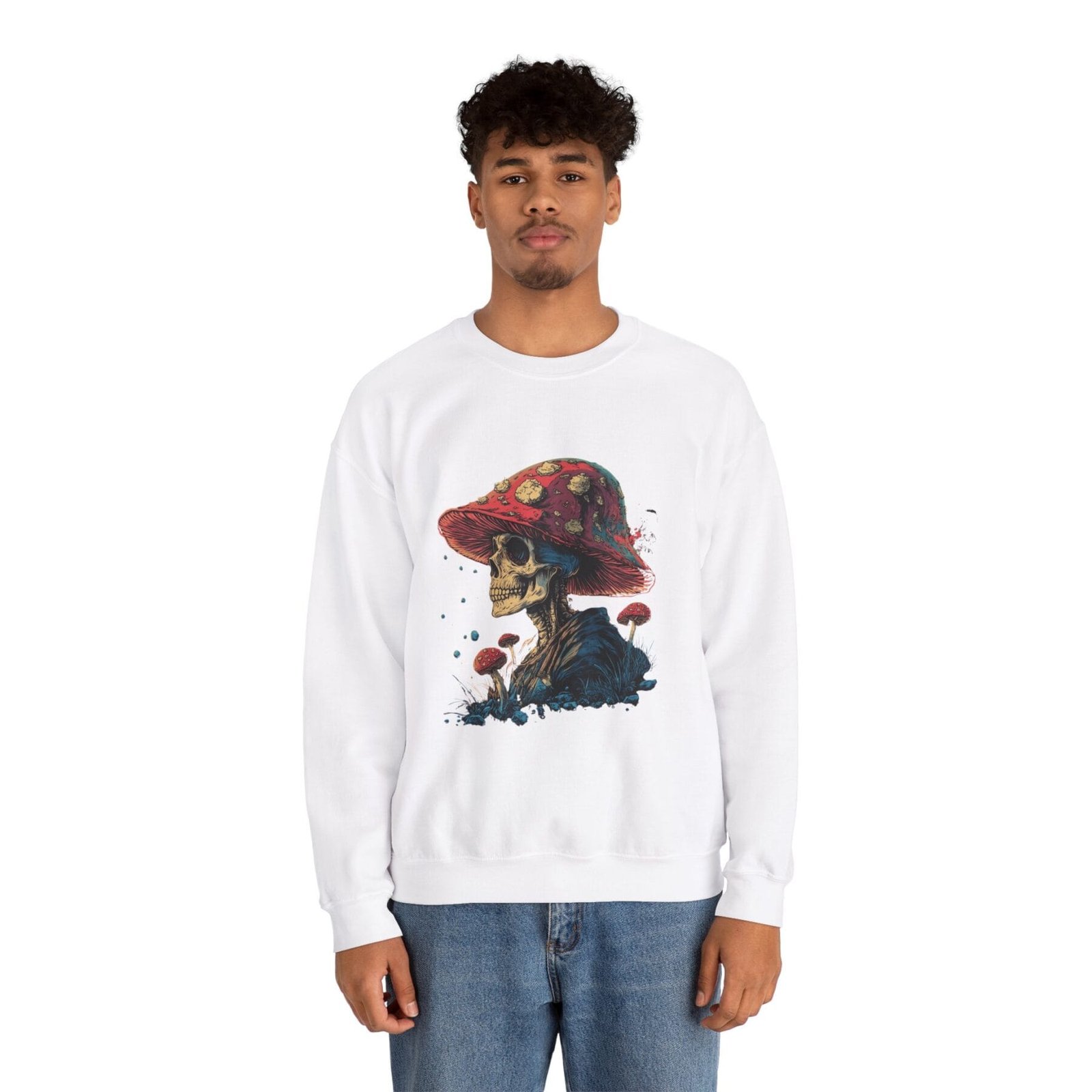 Bluza basic z motywem grzybowym 11 - Image 7
