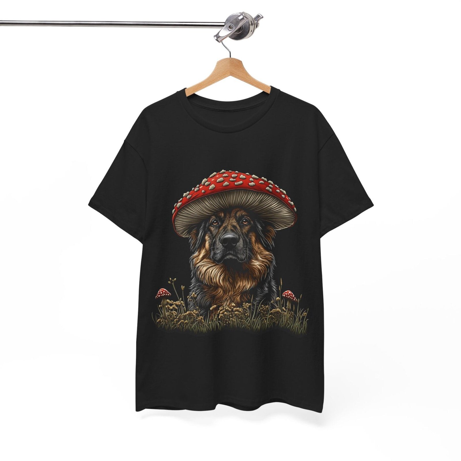 Grzybopsiak: T-shirt muchomor pies 2 – unisex - Image 10