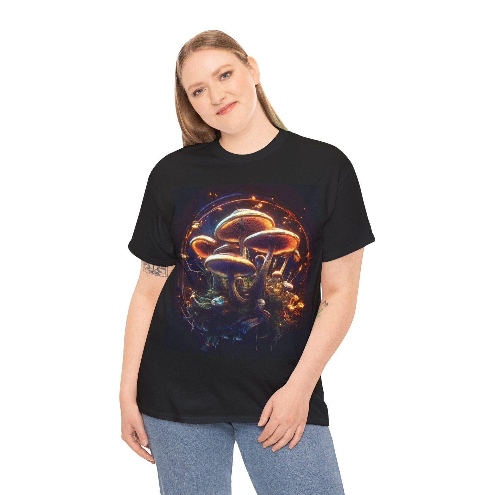 Glowy Shroom 4: T-shirt unisex - Image 7